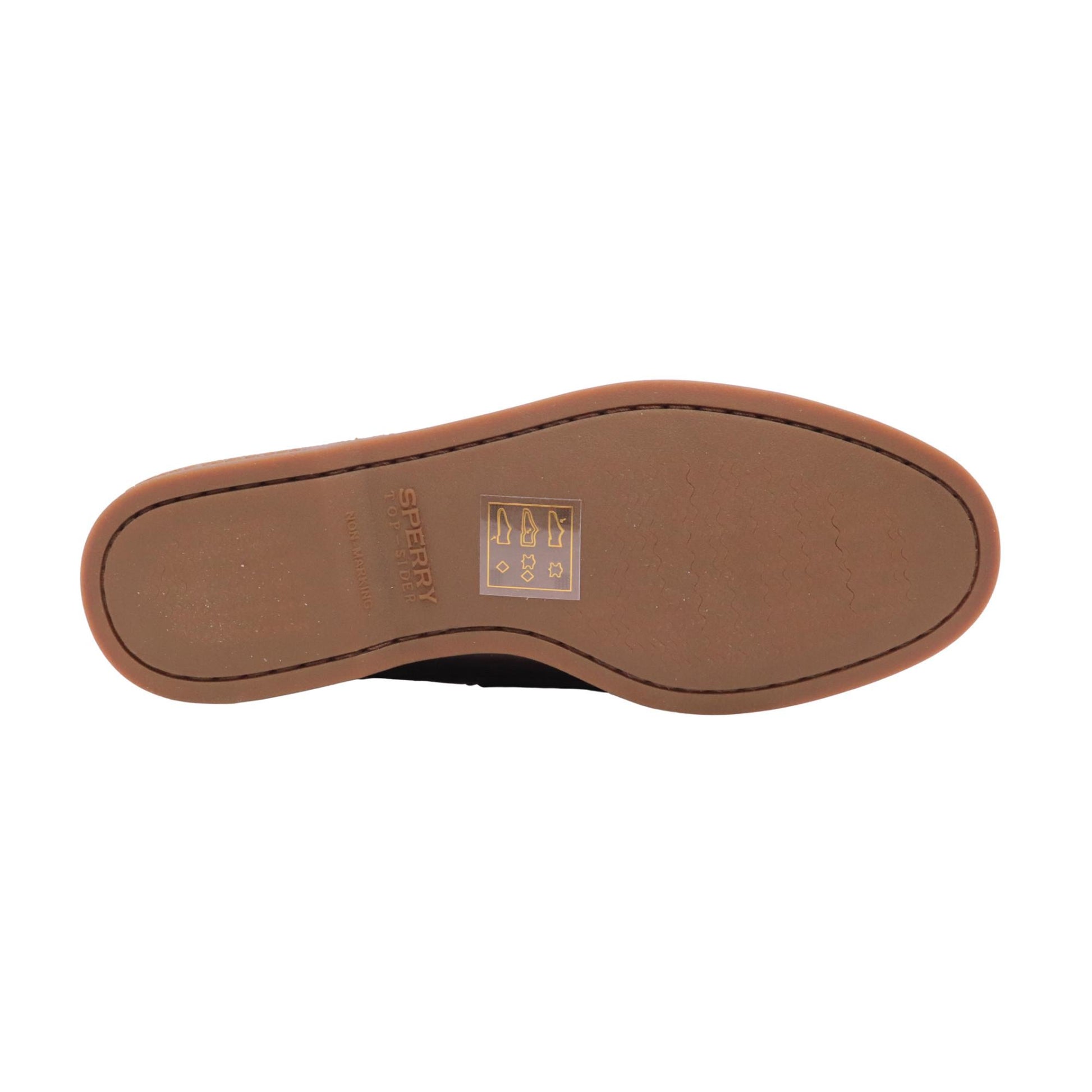 Sperry A/O 2-Eye scarpa da barca mocassino uomo in pelle marrone 
