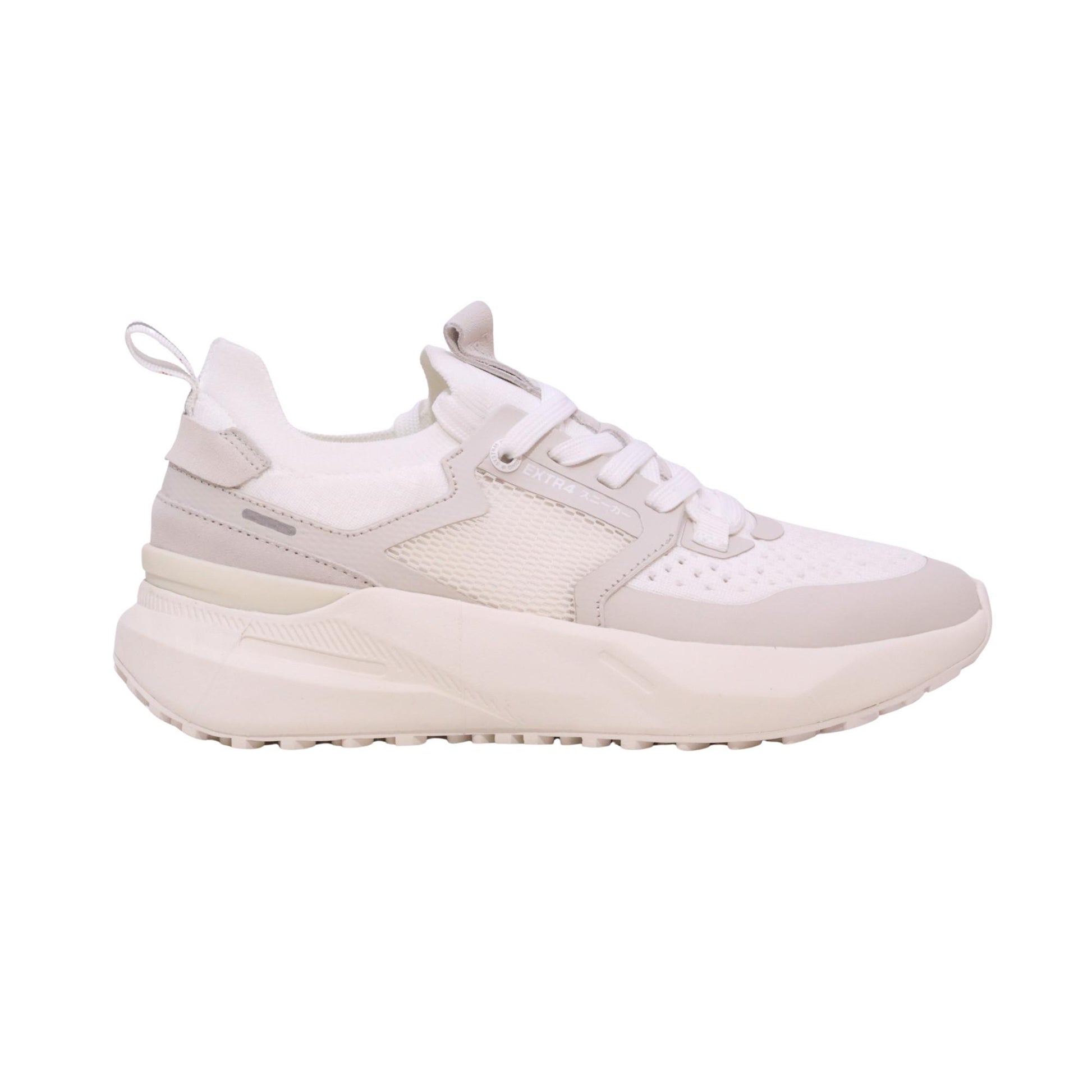 Extr4 Kaizen 3.01 sneaker donna bianca in tessuto tecnico traspirante 