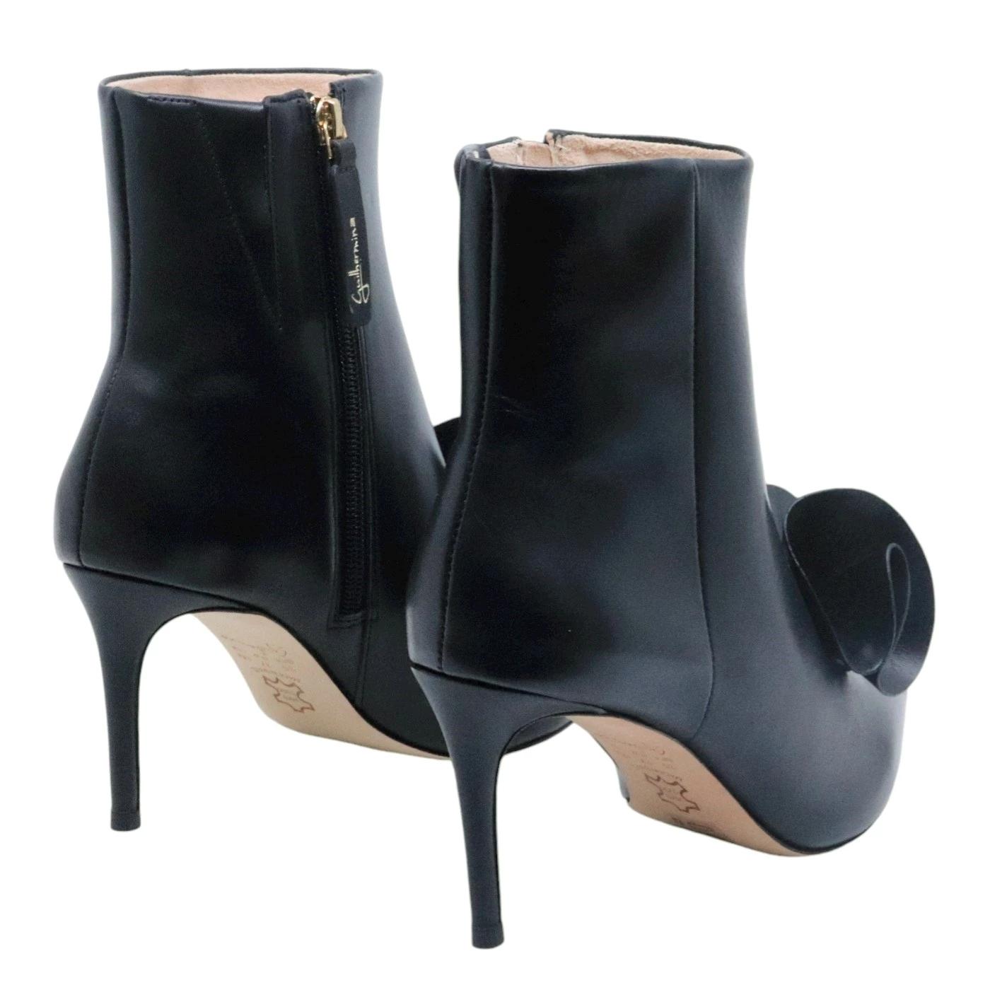 Tronchetto donna Guilhermina 2018 in pelle nera 