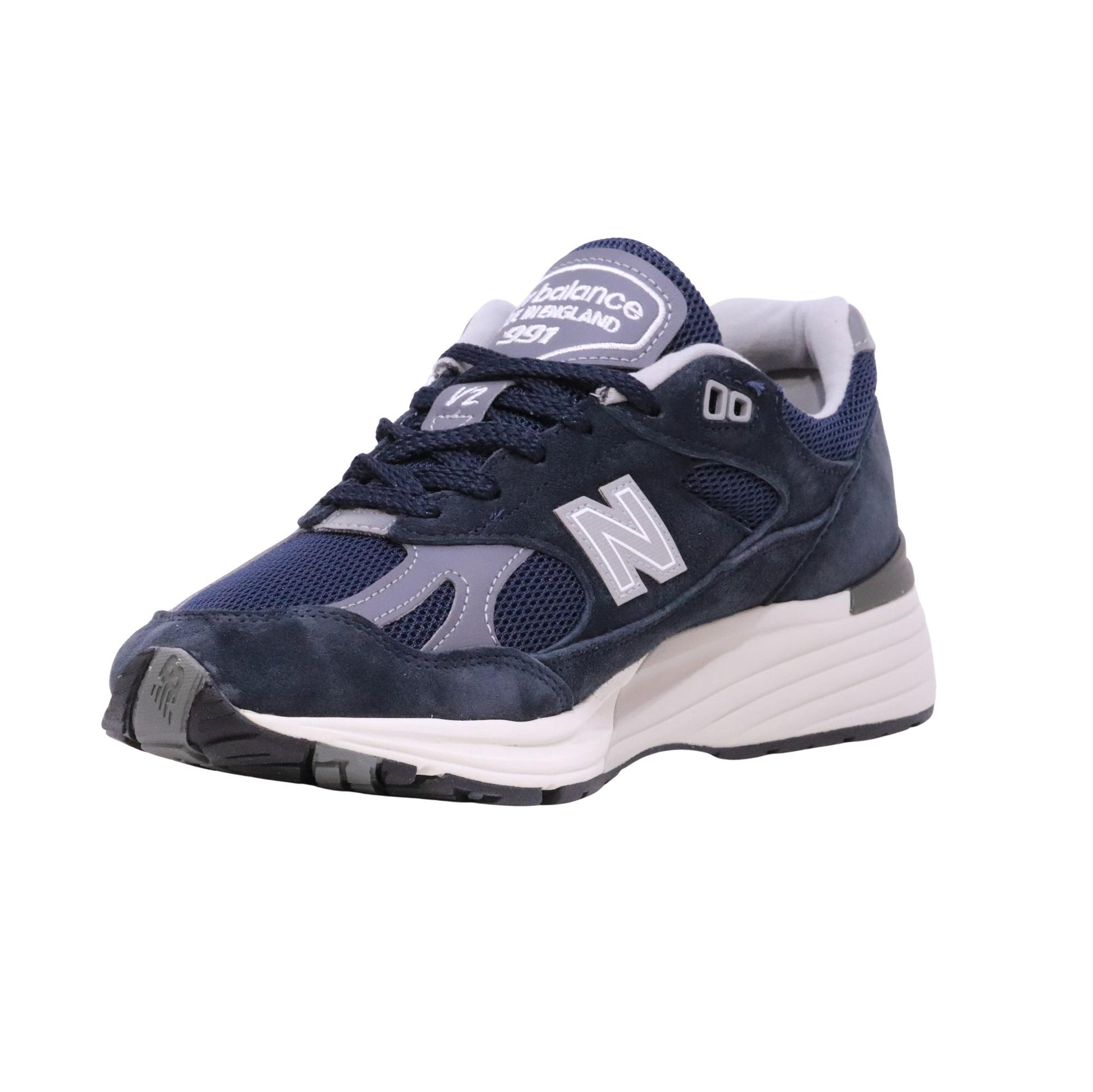 New Balance 991v2 sneaker uomo Blue Grey in camoscio e mesh Made in UK 