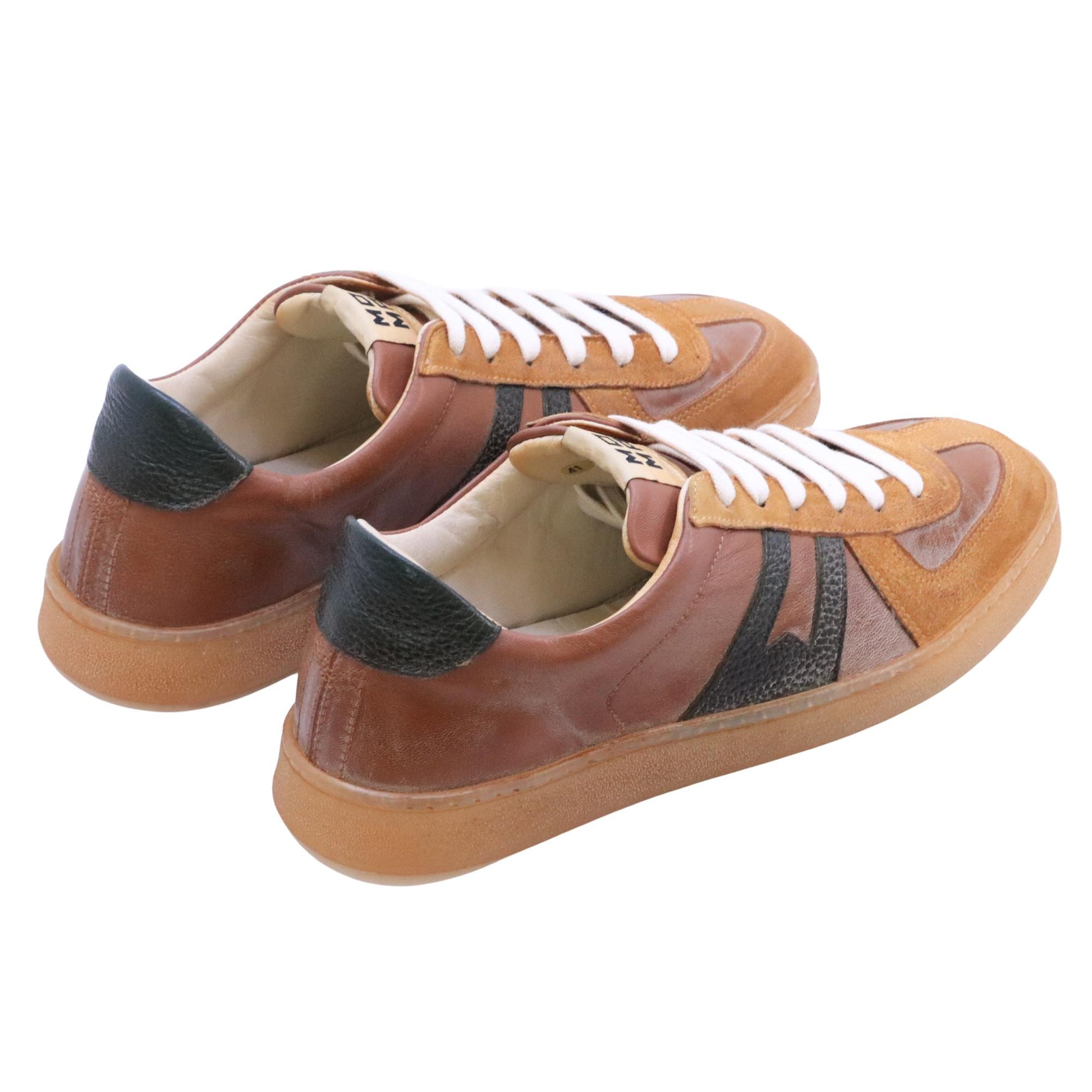 Moma 10601A sneaker uomo in pelle marrone 10601AVAR7MARRONEVERDE MOMA
