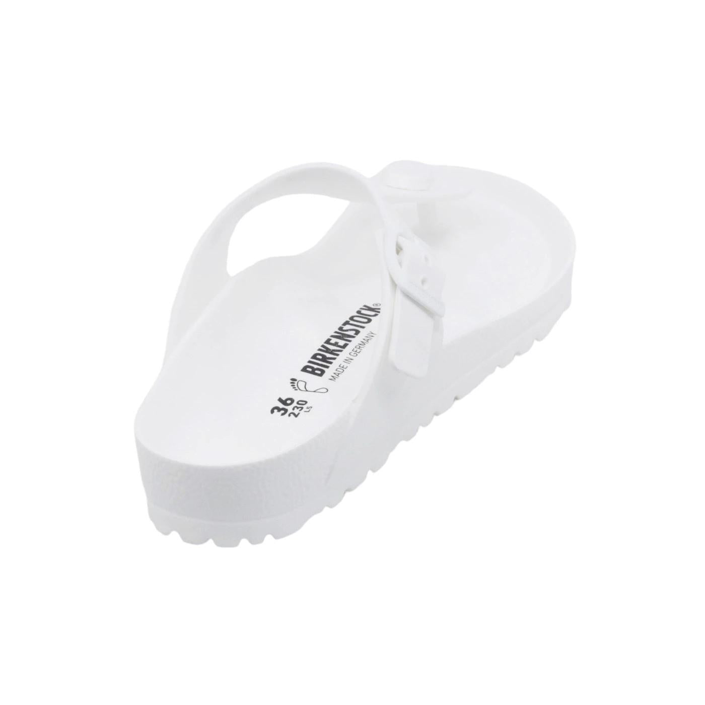 Birkenstock Gizeh EVA infradito donna uomo in EVA ultraleggero waterproof regular fit bianco 