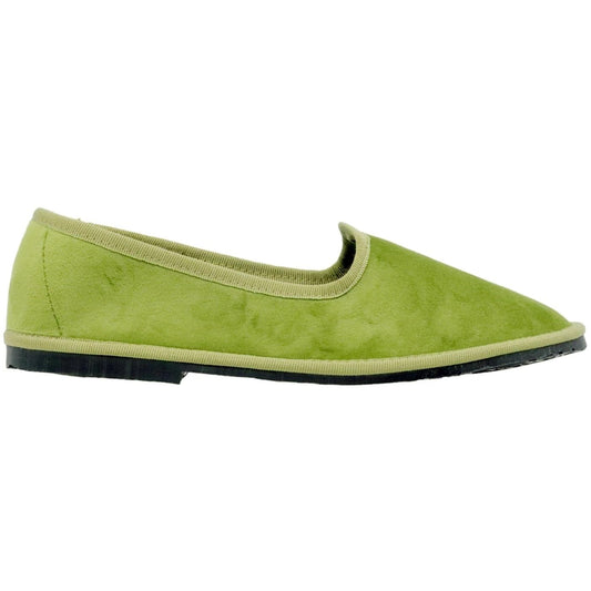 Scarpa Friulana donna Jaffè 125 in velluto verde acido 