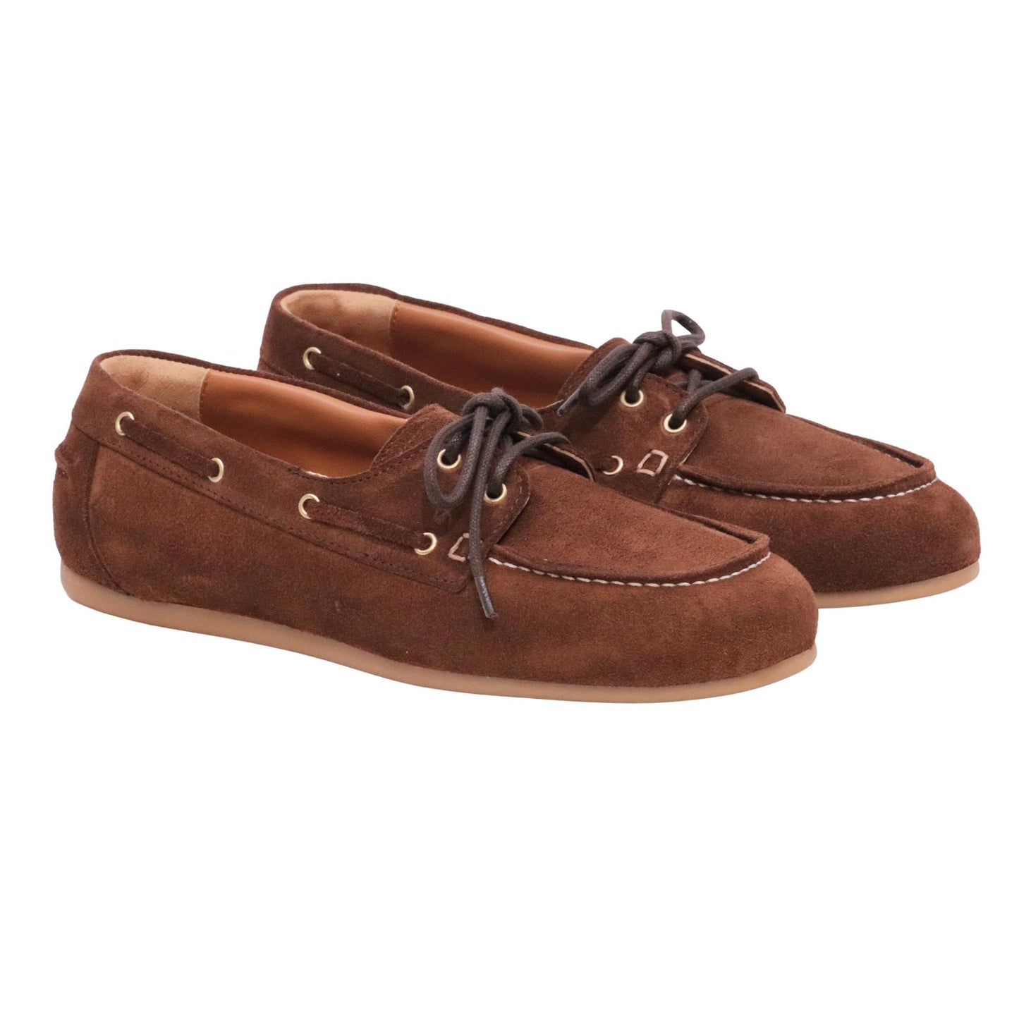 Fabio Rusconi BR2625 scarpa da barca donna in camoscio marrone 