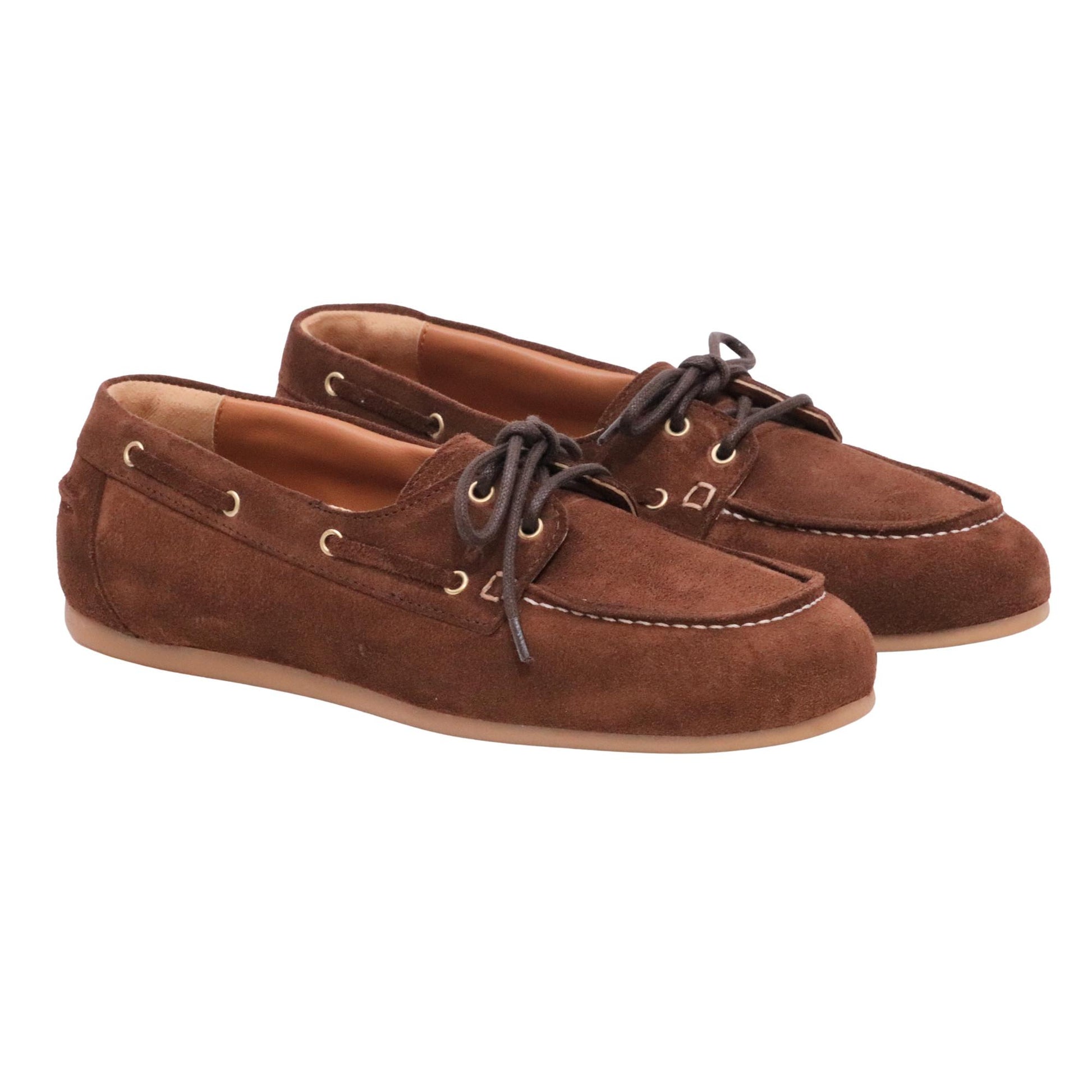 Fabio Rusconi BR2625 scarpa da barca donna in camoscio marrone 