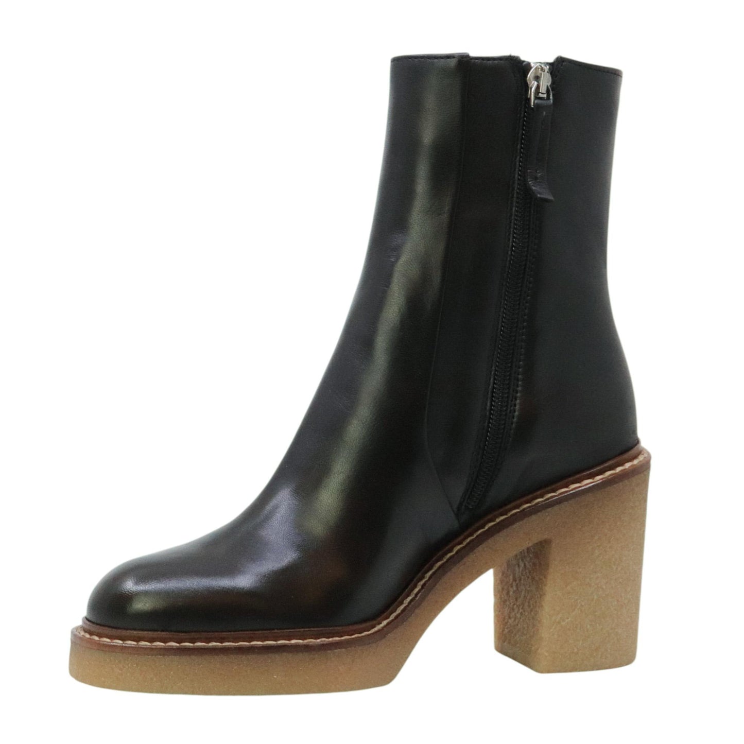 Triver Flight 527 stivaletto donna in pelle nera 