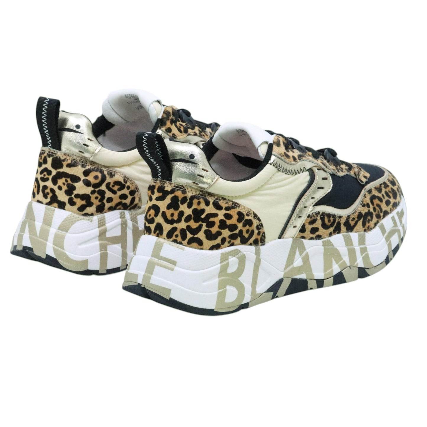 Voile Blanche Club 105 Sneaker donna in cavallino leopard 