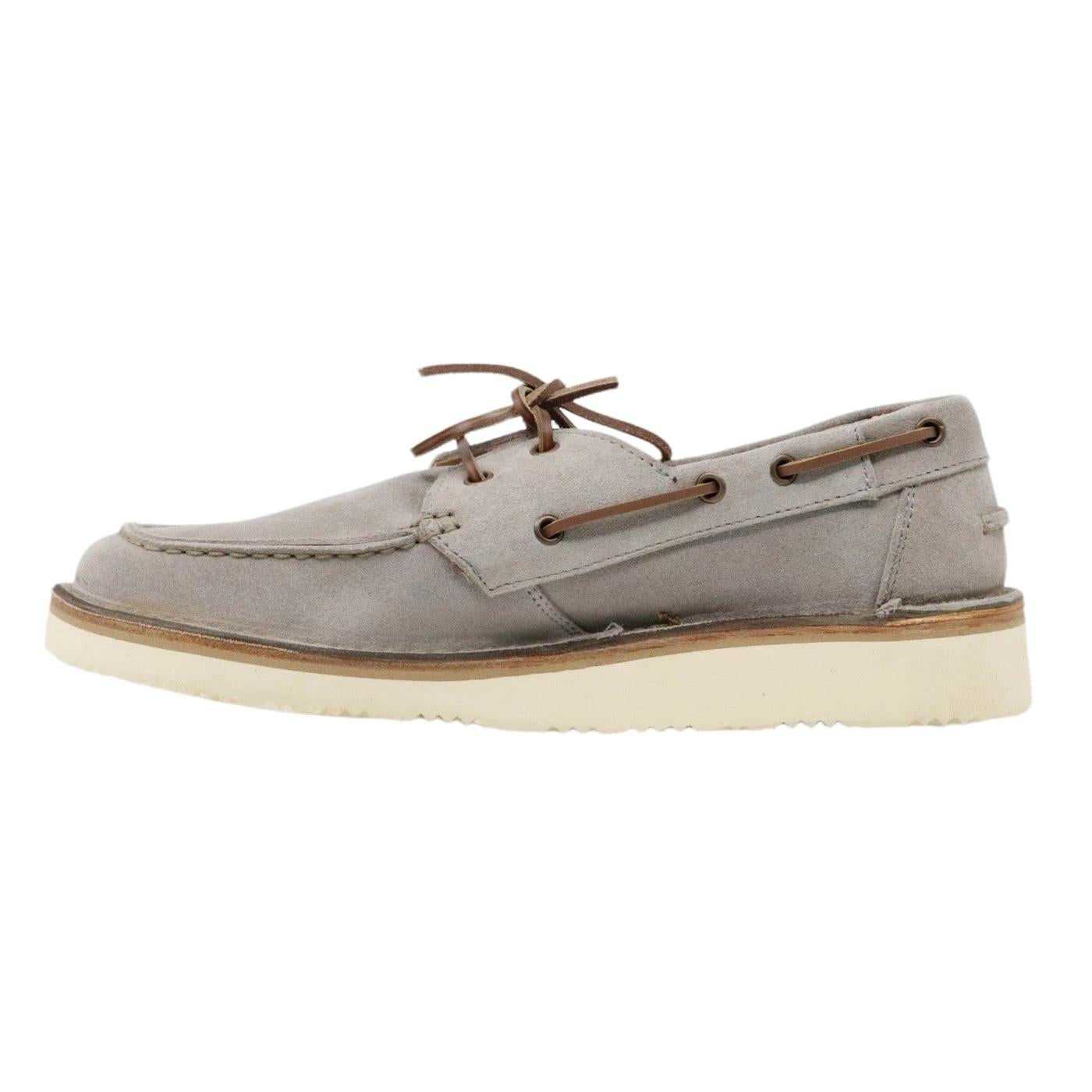 Astorflex Boatflex scarpa da barca uomo realizzata in pelle scamosciata grigia 