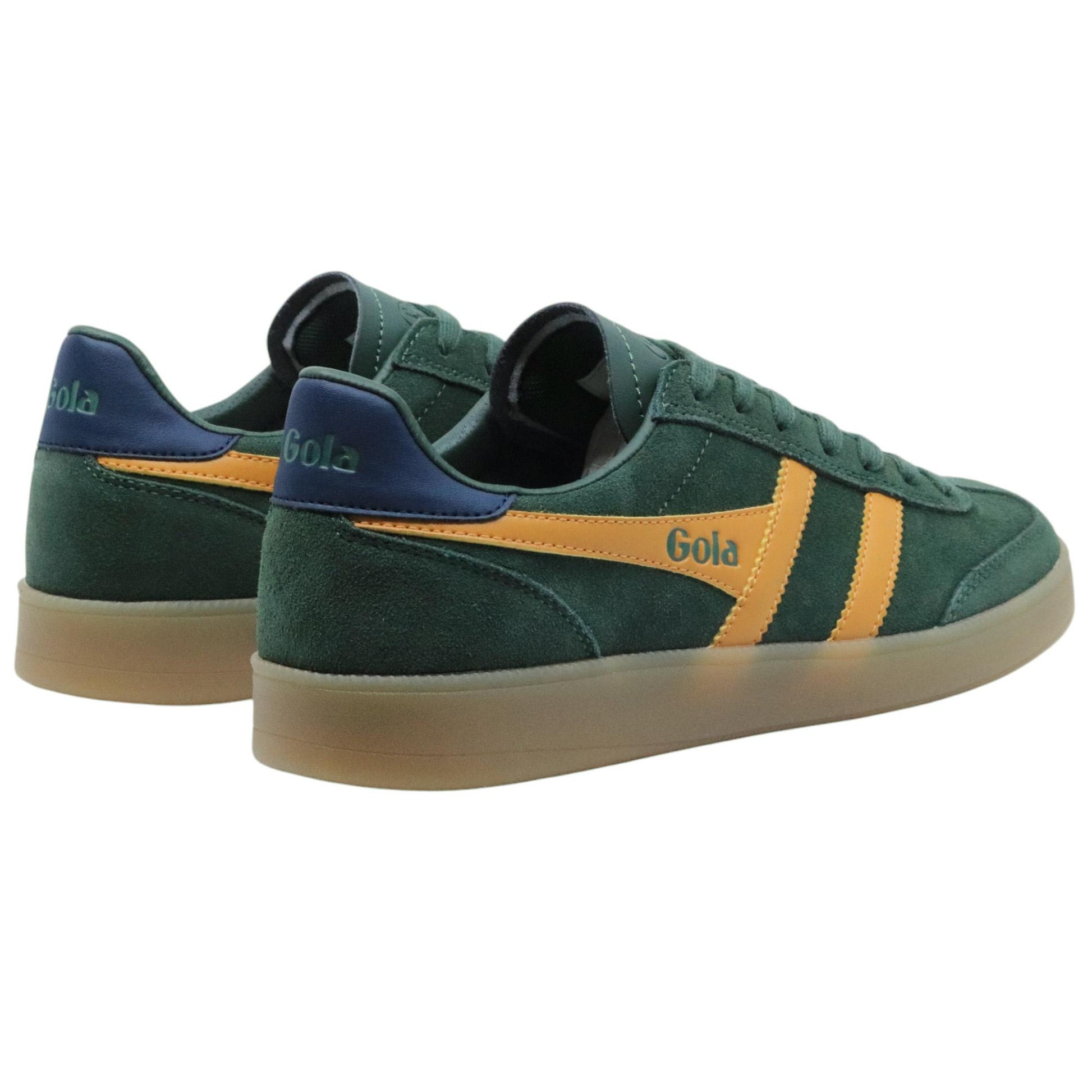Sneaker uomo Gola Viper Trainers in camoscio verde 