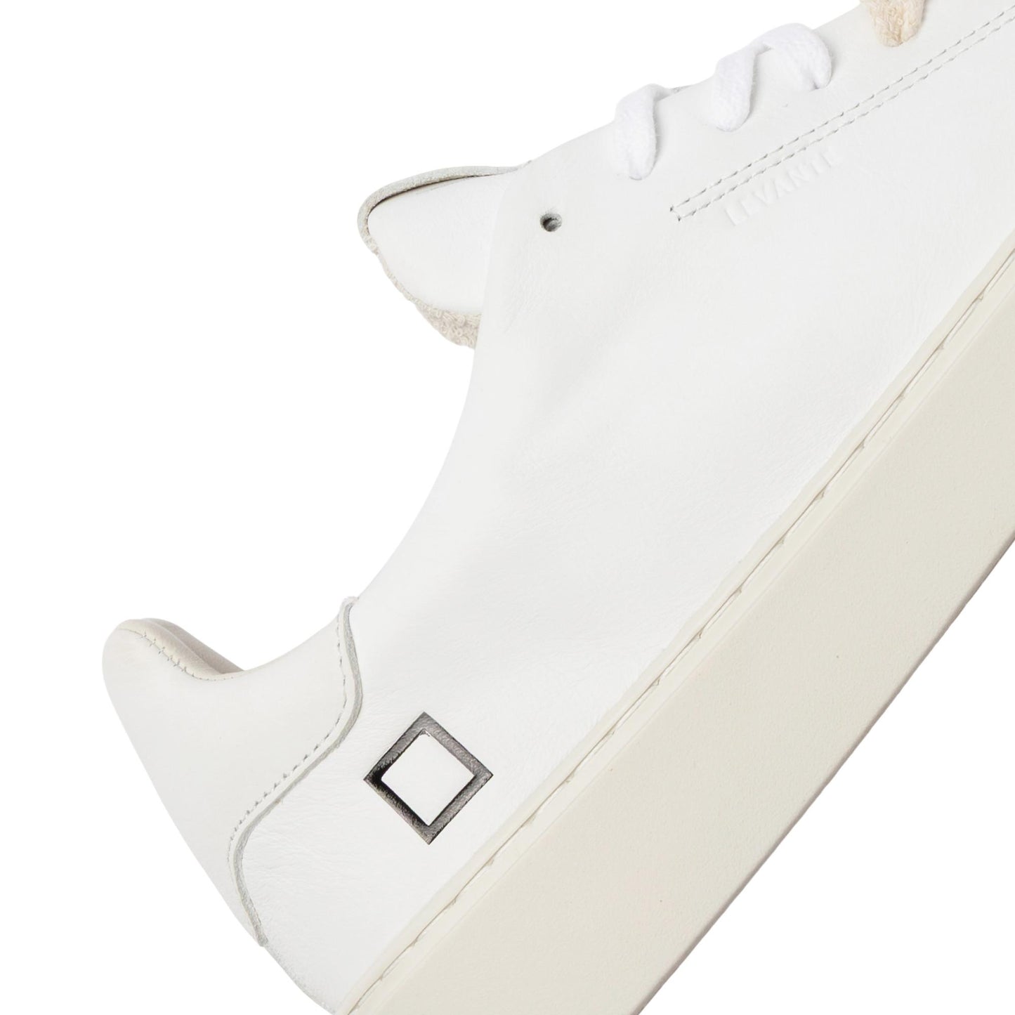 D.A.T.E. Levante Calf LV-CA-WH sneaker uomo in pelle bianca 
