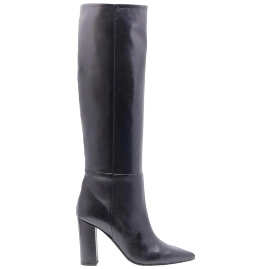 Stivale donna Anna F 9879 in pelle nappata di colore nero 