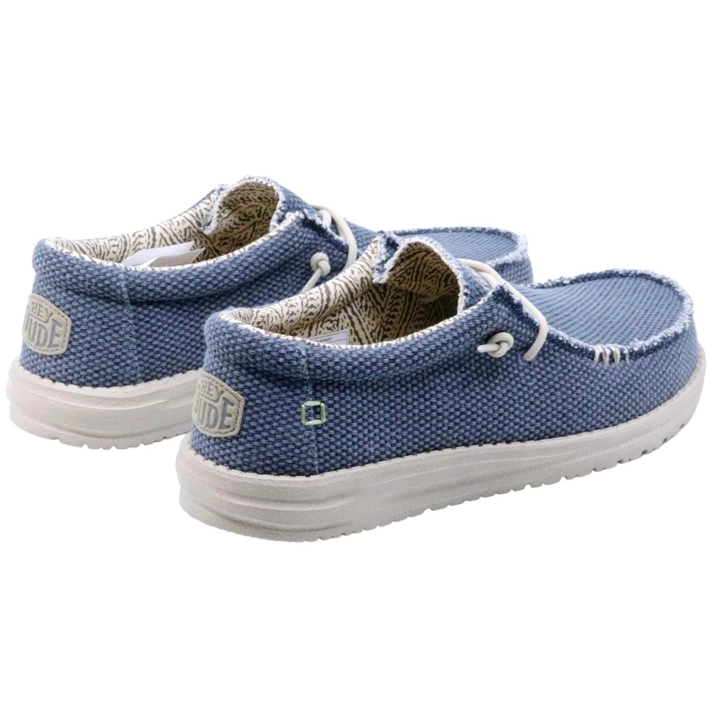 Hey Dude Wally Braided sneaker uomo in blu notte 