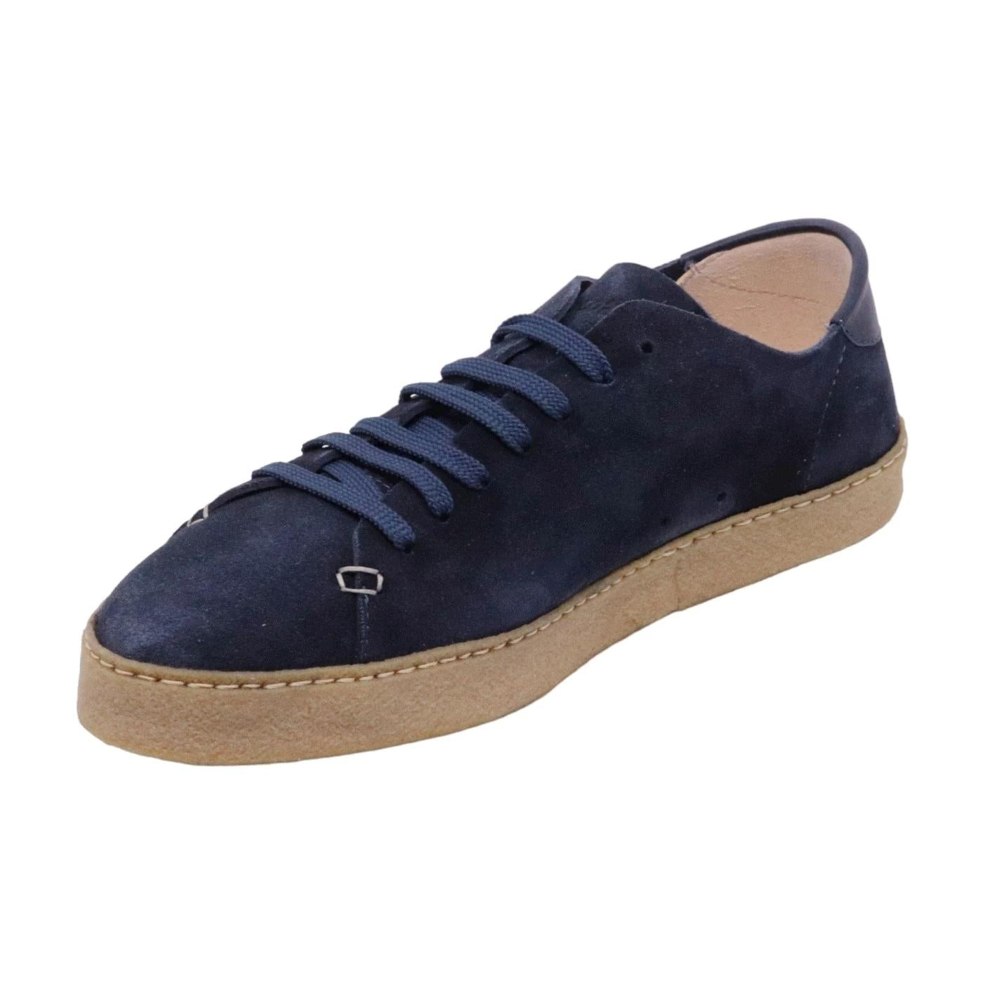 Astorflex Softflex sneaker uomo in pelle sfoderata in camoscio di colore blu 