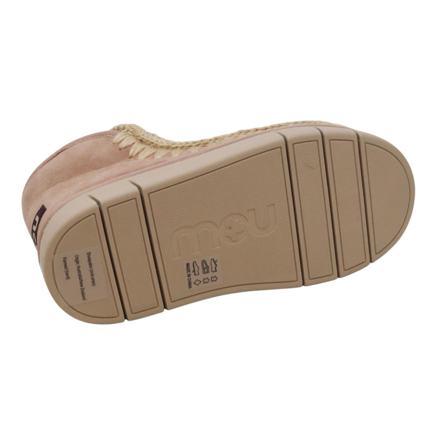 Mou Eskimo Bounce sneaker stivaletto donna in montone camel FW531009ACAM MOU