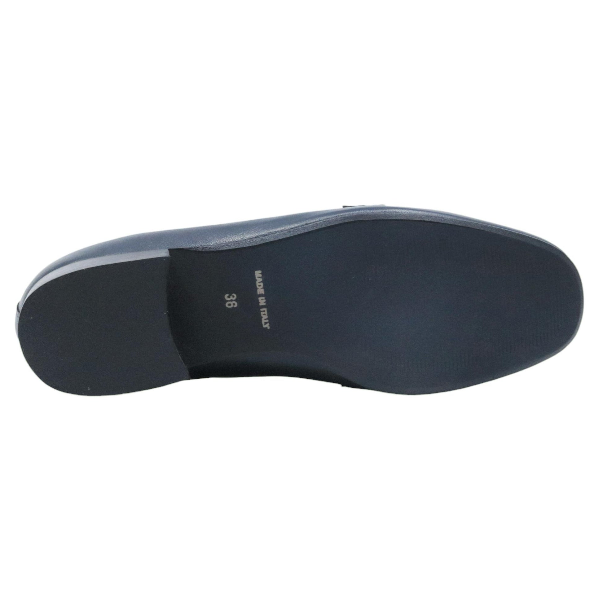 Mocassino donna Jaffè 900 in pelle blu 