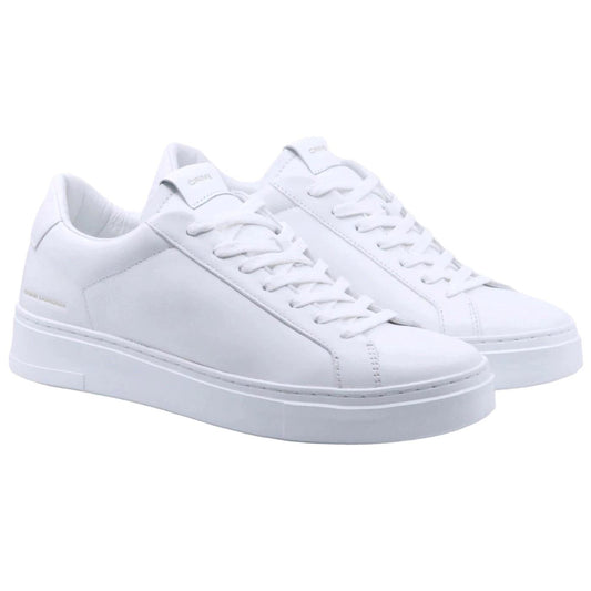 Crime London Extralight 13474 sneaker uomo in pelle bianca casual minimal comfort 