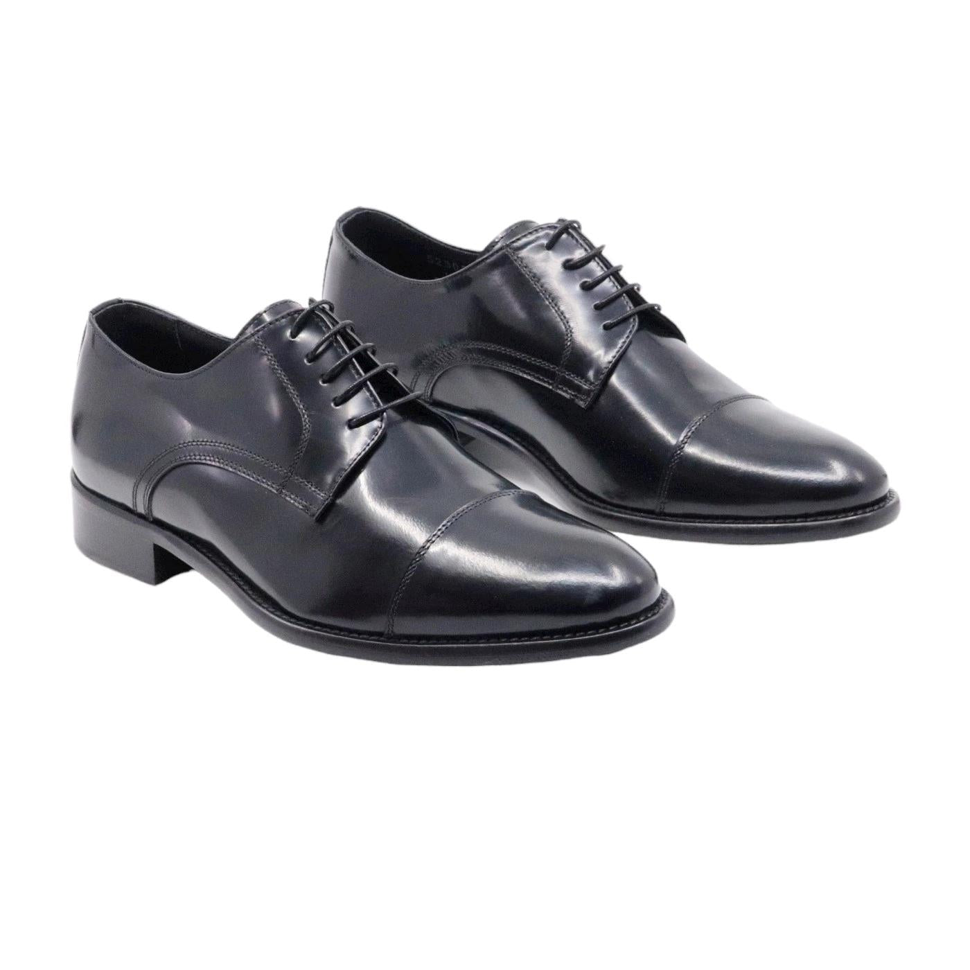 Scarpa Derby uomo Florsheim in pelle spazzolata di colore nero 