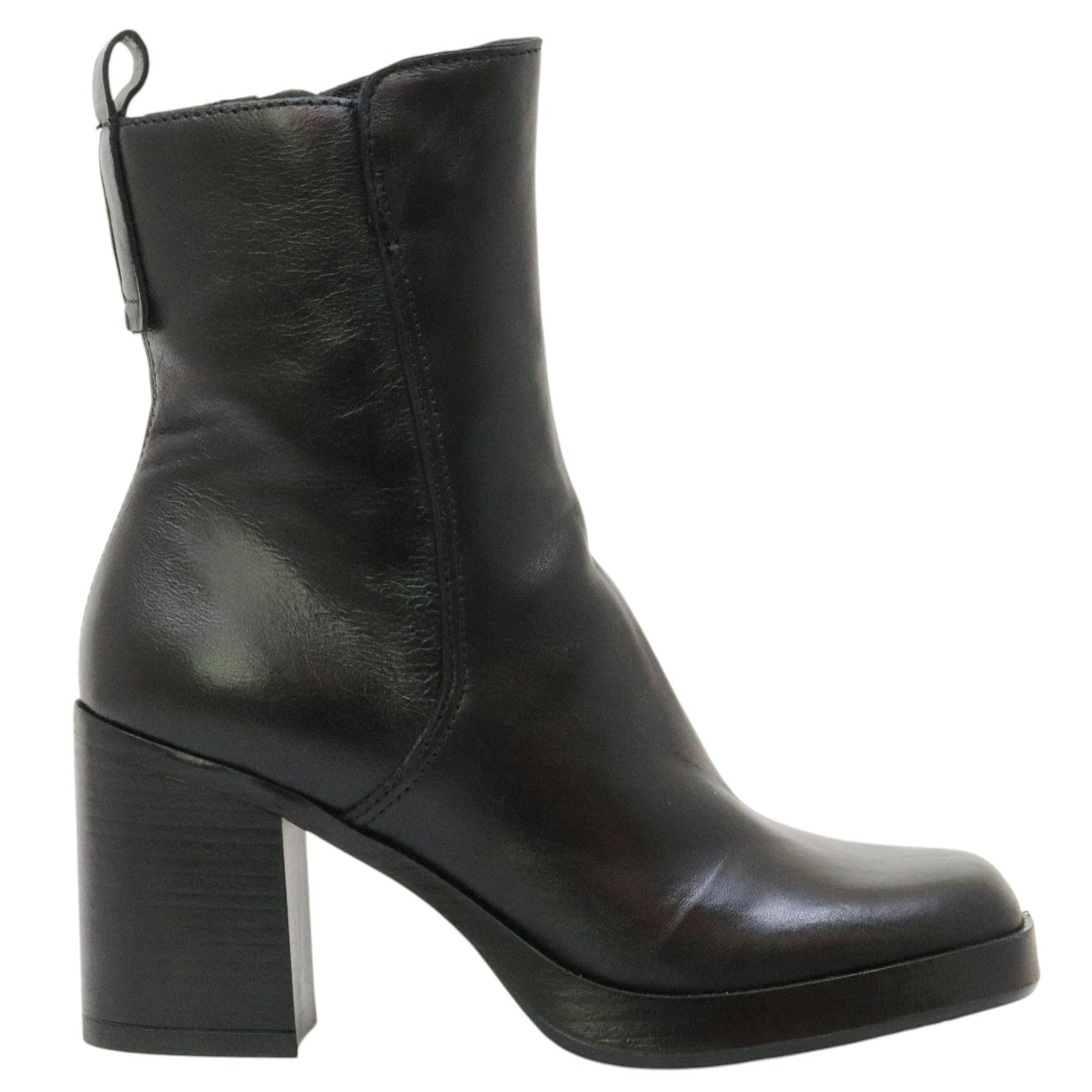 MJUS Maddalena P96212 stivaletto donna in pelle nera 