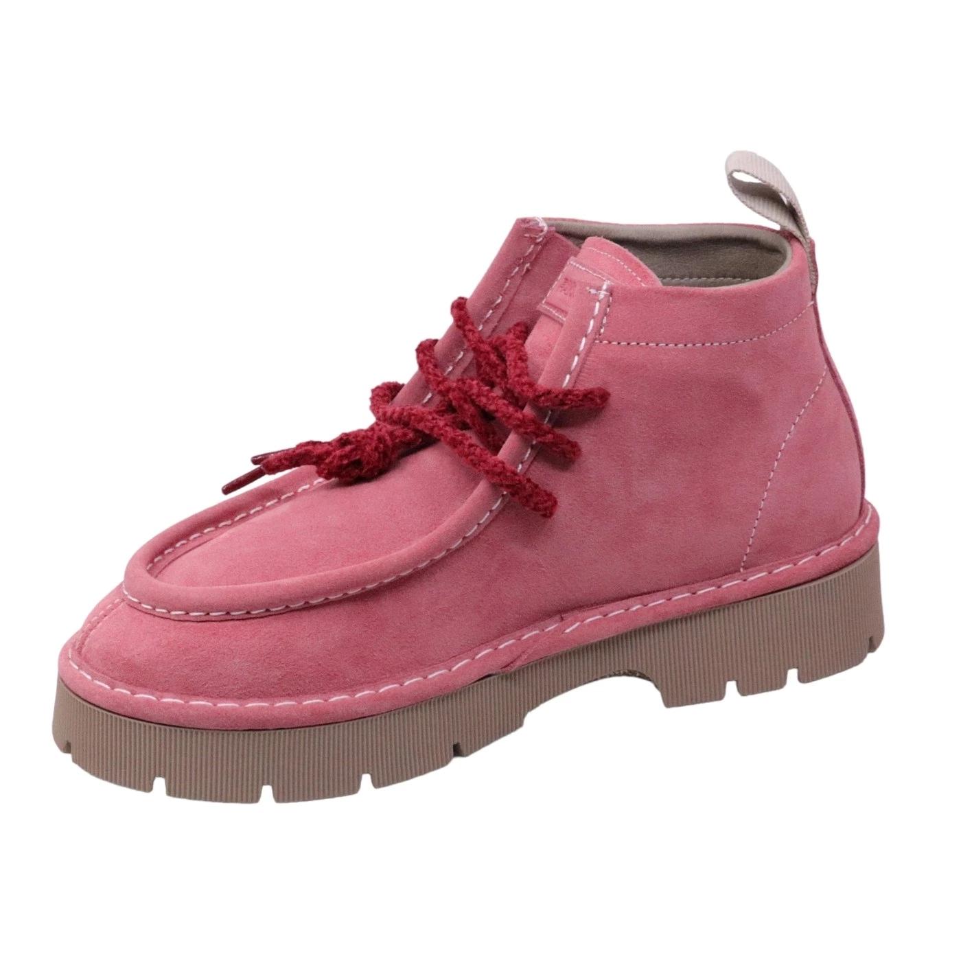 Polacchino donna Panchic P99 in realizzata in pelle scamosciata rosa 