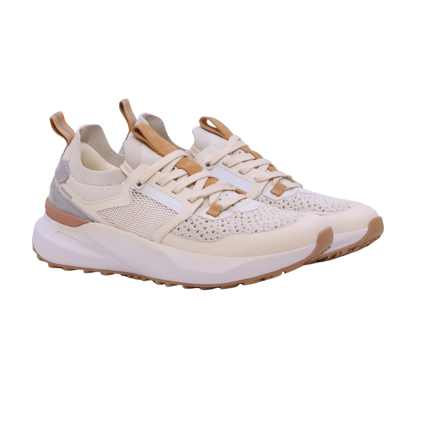Extr4 Kaizen 3.02 beige sneaker uomo in tessuto tecnico traspirante 