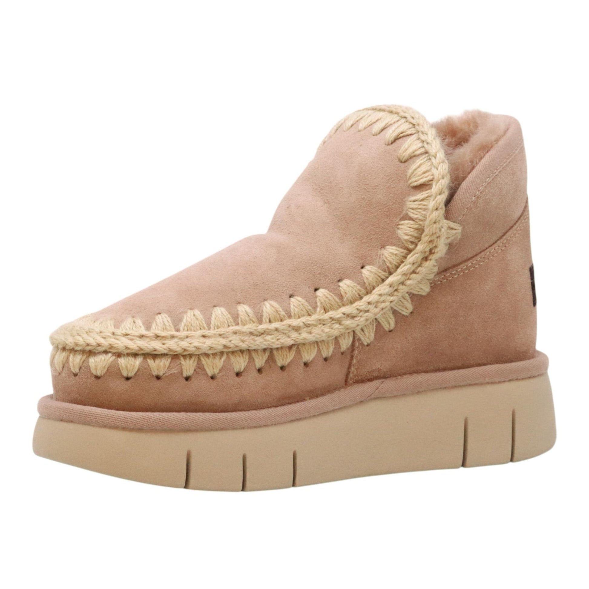 Mou Eskimo Bounce Sneaker W531009A stivaletto donna in montone Camel 