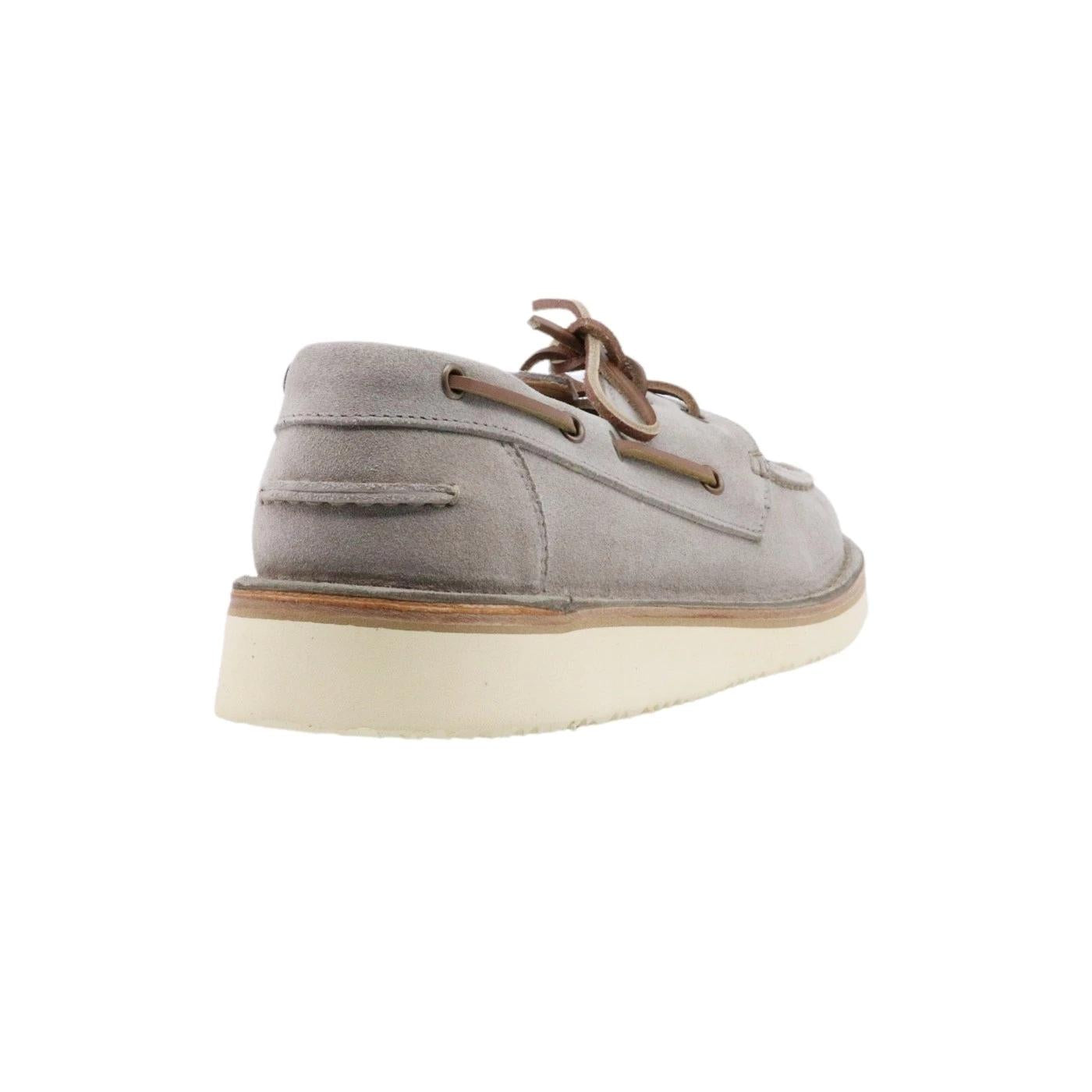 Astorflex Boatflex scarpa da barca uomo realizzata in pelle scamosciata grigia 