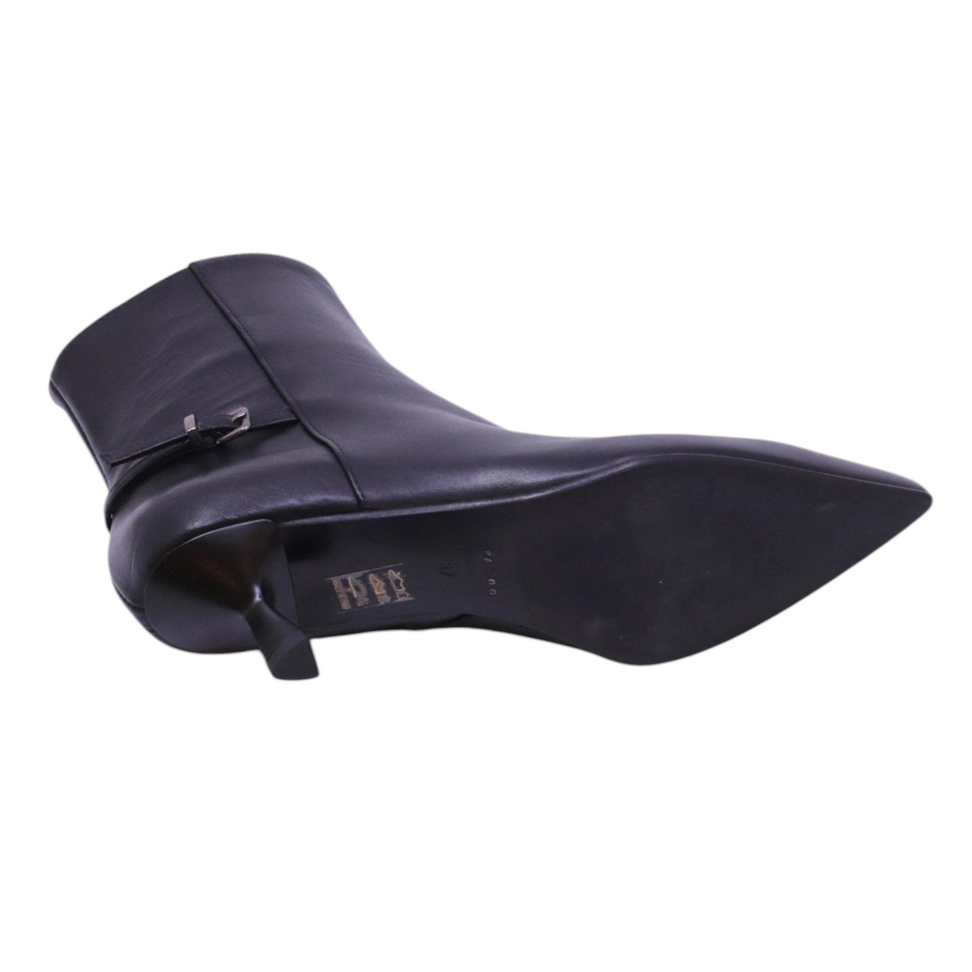 Chantal 2746 tronchetto donna in pelle nera 