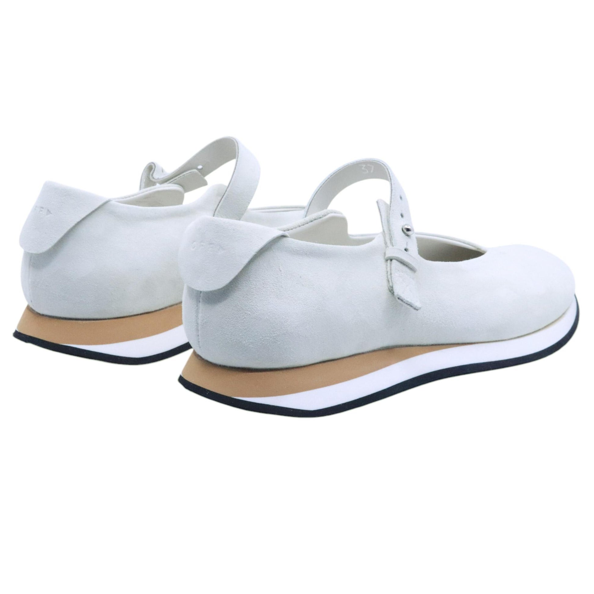 Ballerina donna Offplay Dance in camoscio latte 