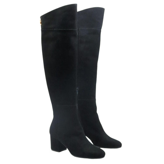 Stivale Via Roma 15 3988 in camoscio nero 