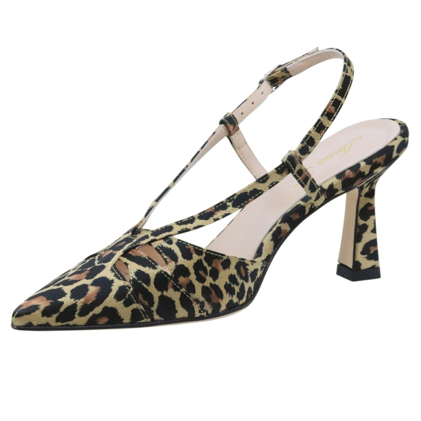 Slingback donna Anna F 1863 in tessuto maculato 