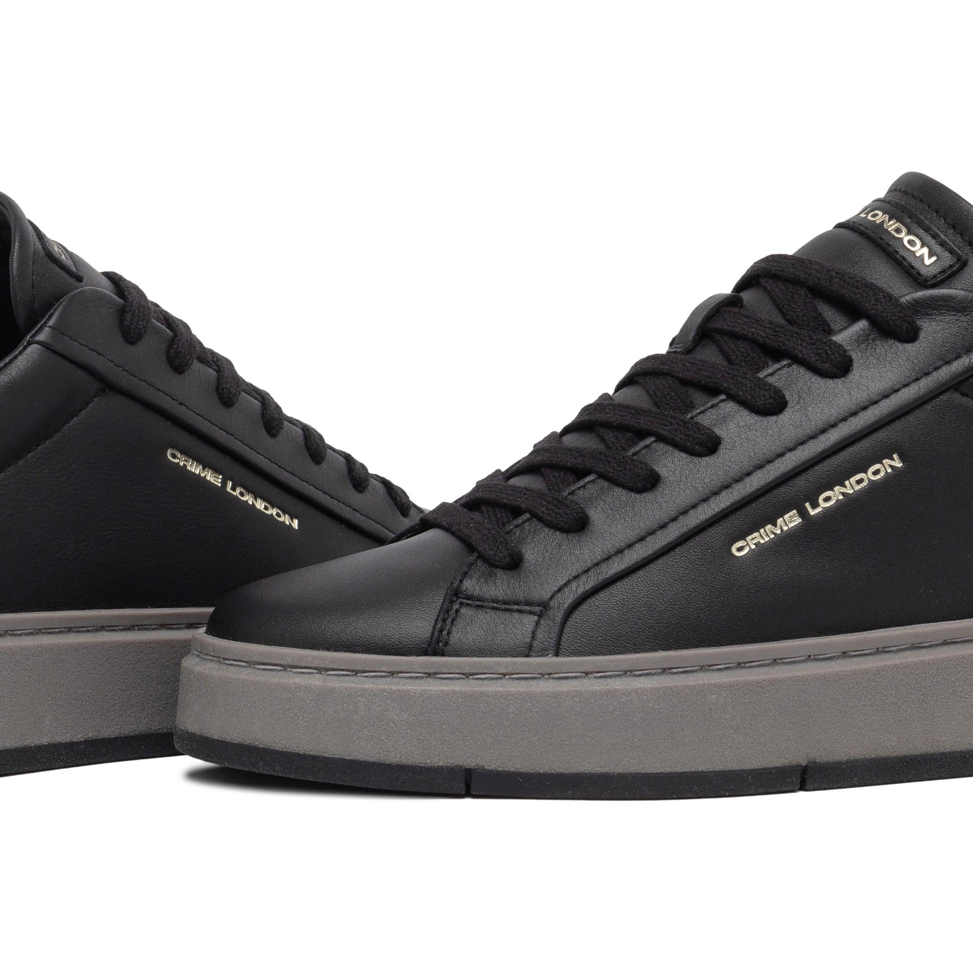 Crime London 15854 Destiny sneaker uomo in pelle nera 