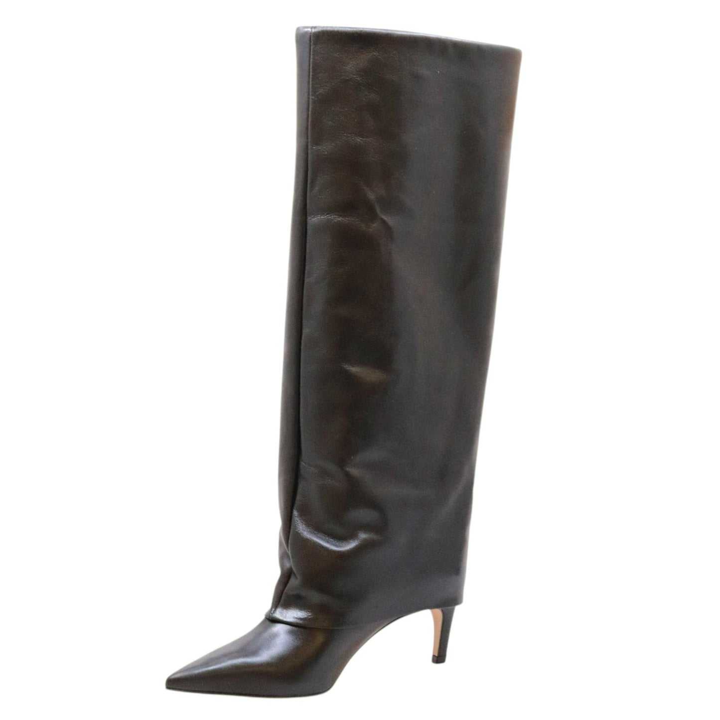 Carrano 853005 stivale donna pelle nero con ghetta 