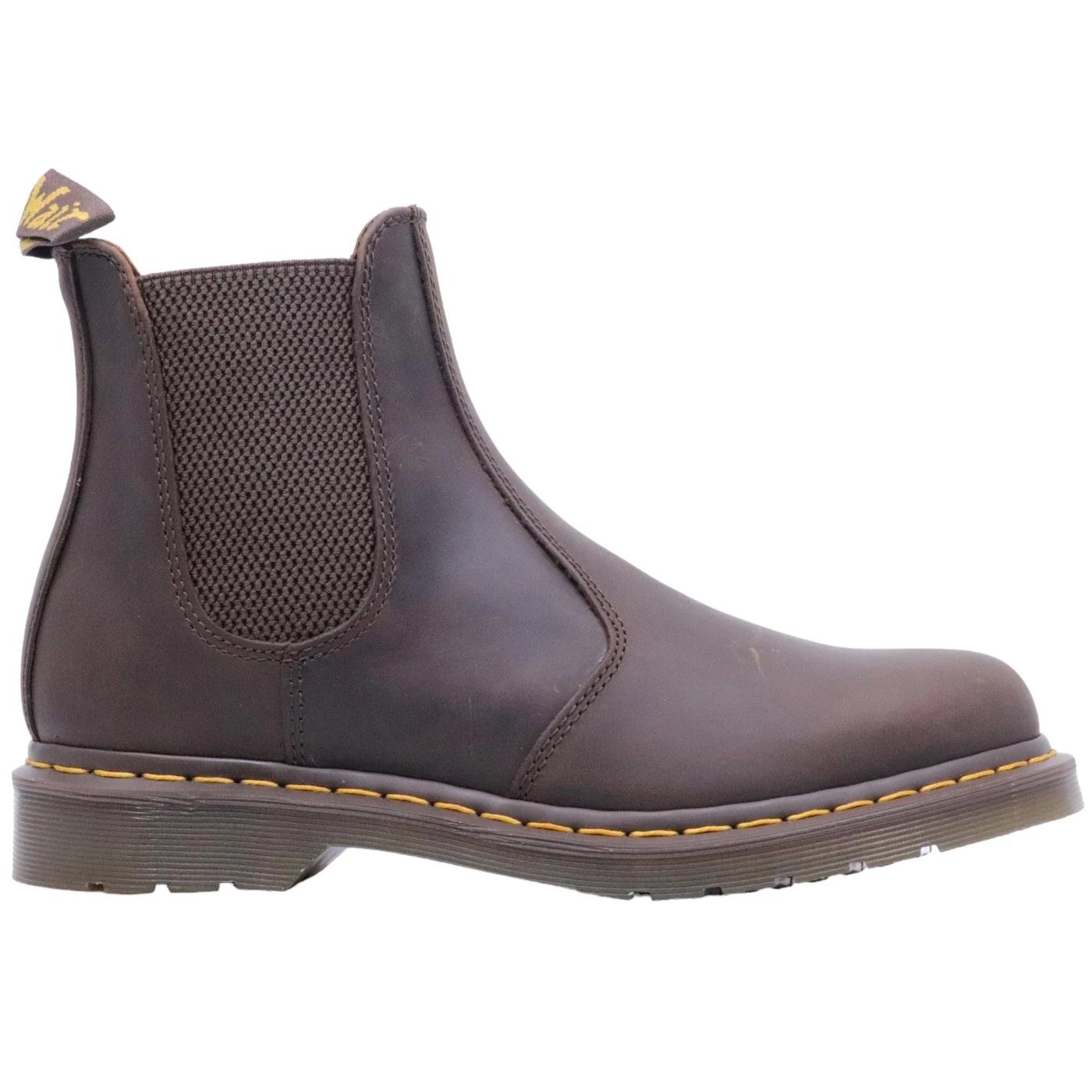 Dr. Martens 2976 YS Crazy Horse Beatles unisex in pelle marrone scuro 2976YSCRAZYHORSEDARKBROWN DR MARTENS