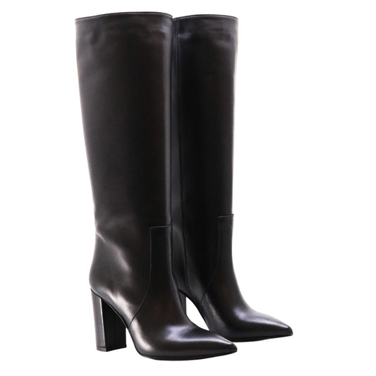 Ranyé 1000 stivale donna in pelle nera 