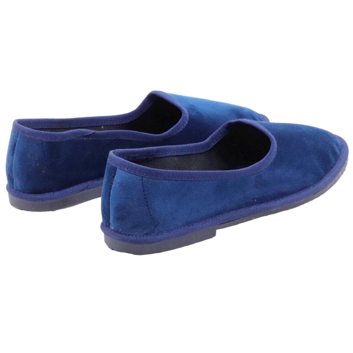 Scarpa Friulana donna Jaffè 125 in velluto blu 