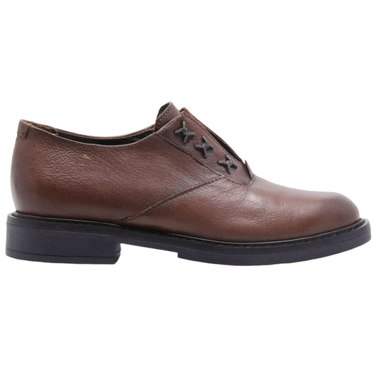Scarpa Mjus T81107 da donna in pelle marrone 
