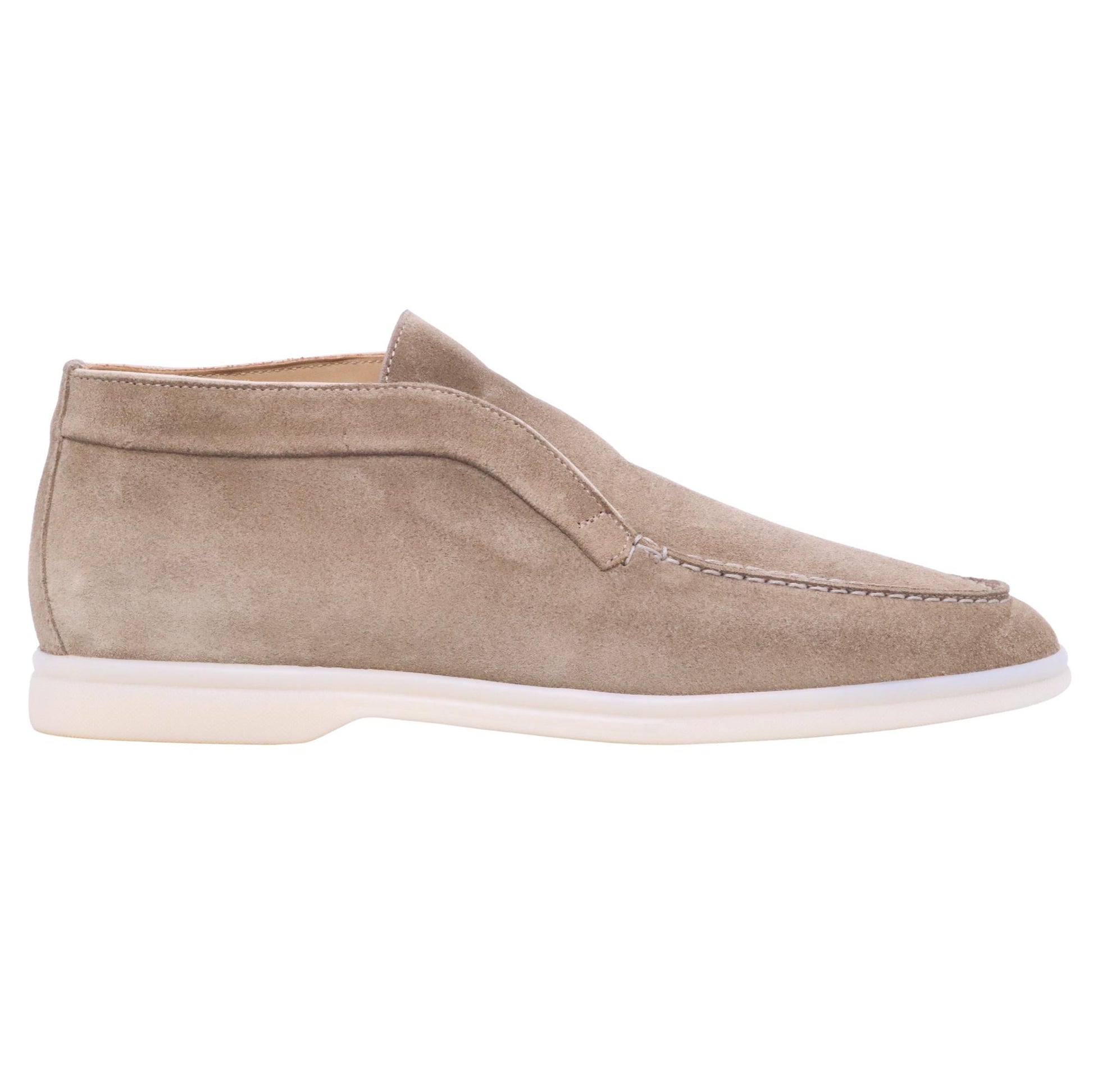Triver Flight 797-23 Softy Antilope polacchino uomo in camoscio taupe 