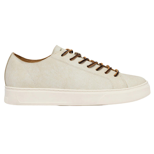 Crime London Raw Cut Natural Beige 19770 sneaker uomo in pelle avorio 
