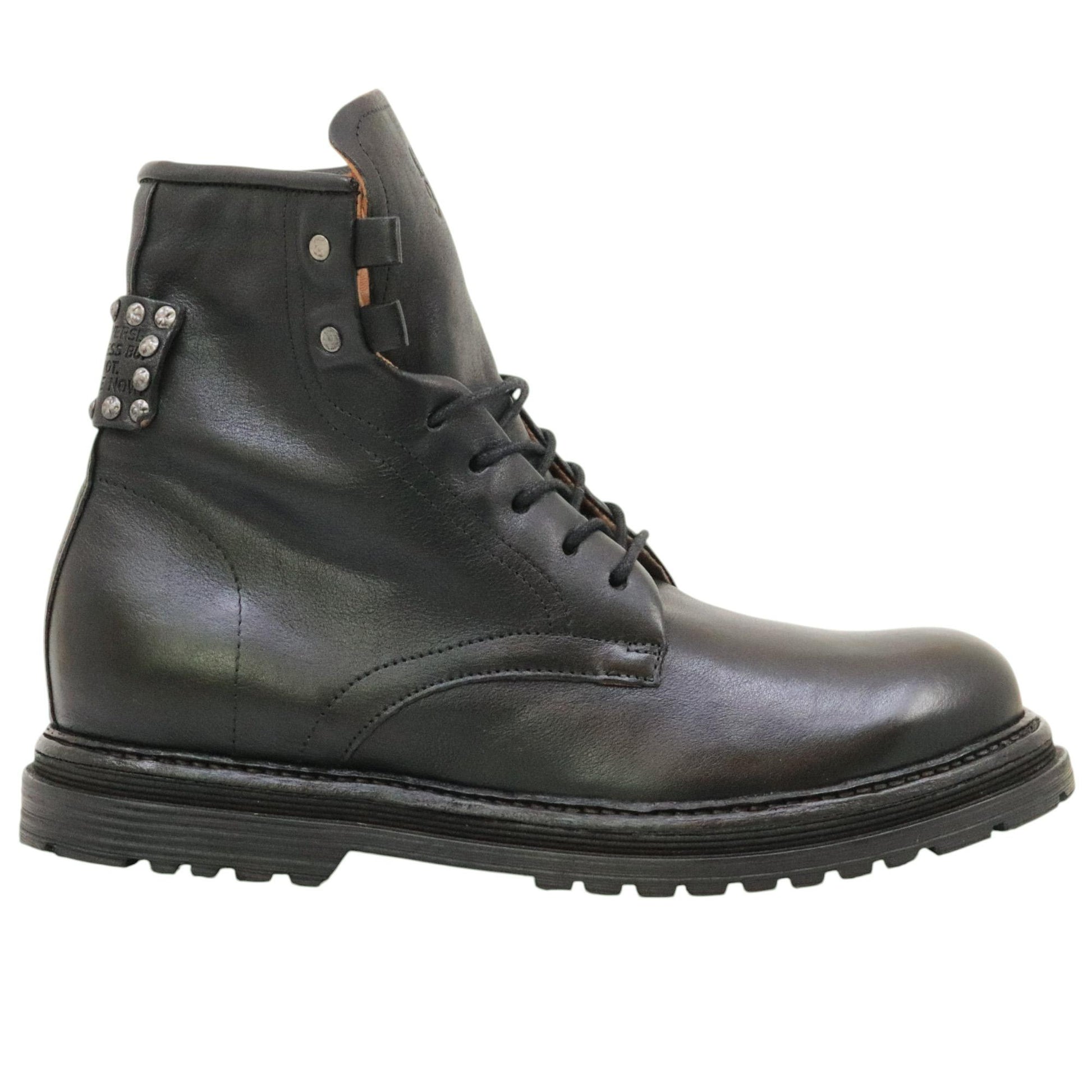 AS98 Static Z31208 anfibio in pelle nera 