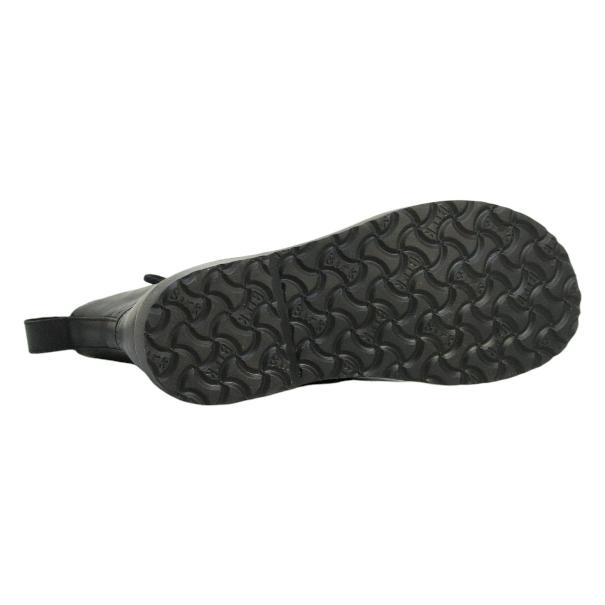 Birkenstock Bryson stivaletto uomo stringato in pelle nera 