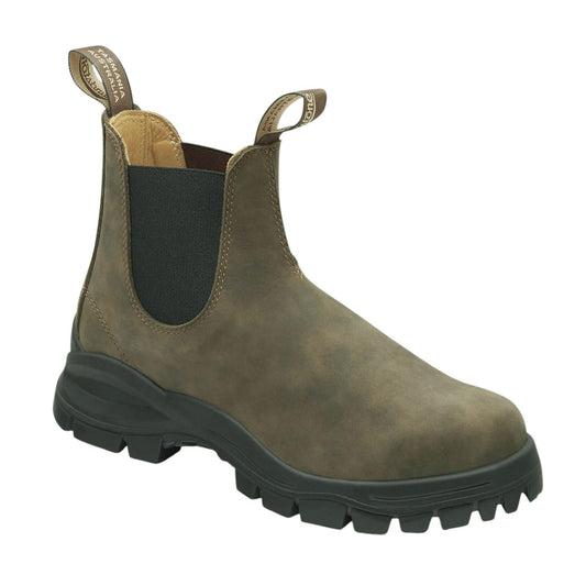 Blundstone 2239 lug boot uomo in pelle marrone rustico 