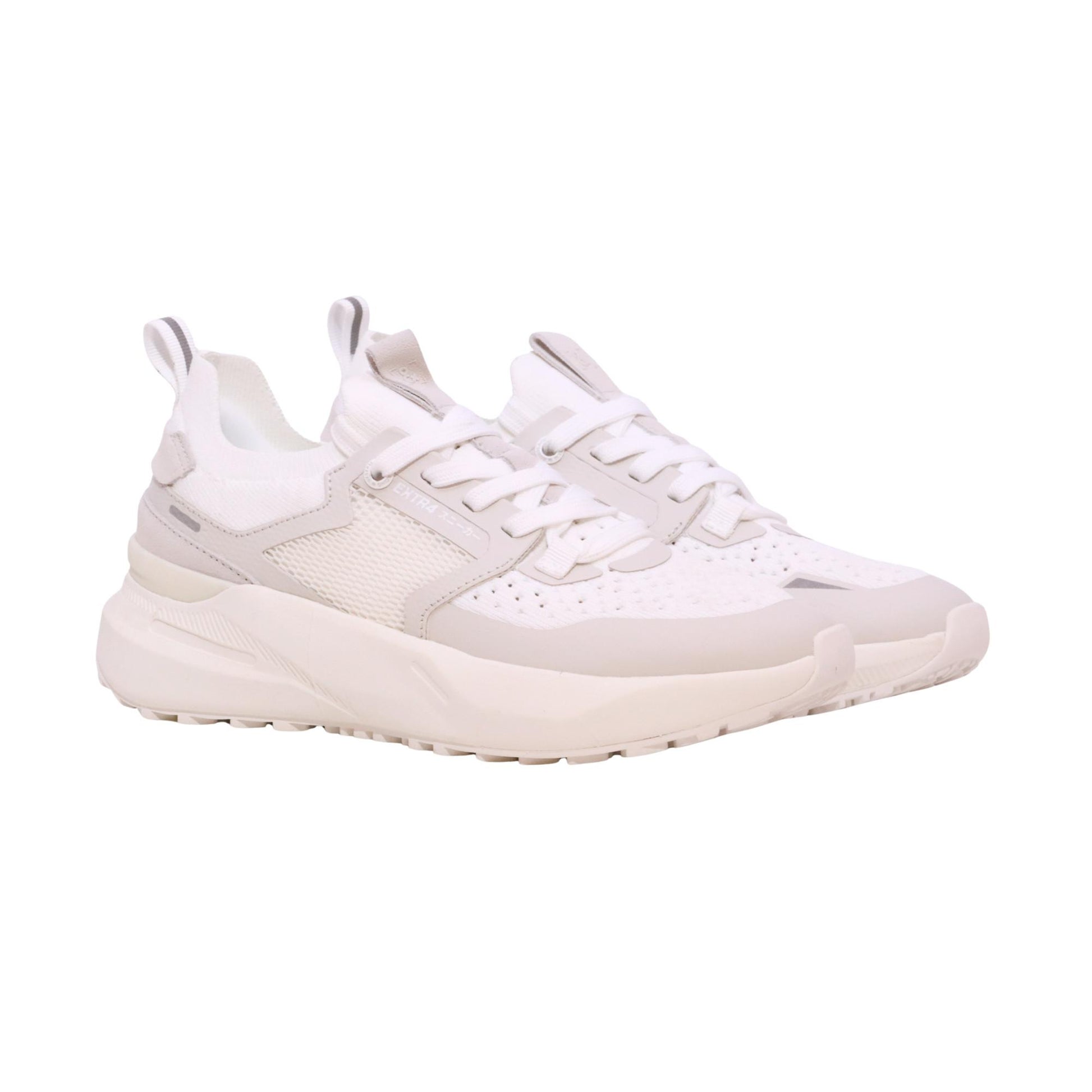 Extr4 Kaizen 3.01 sneaker donna bianca in tessuto tecnico traspirante 