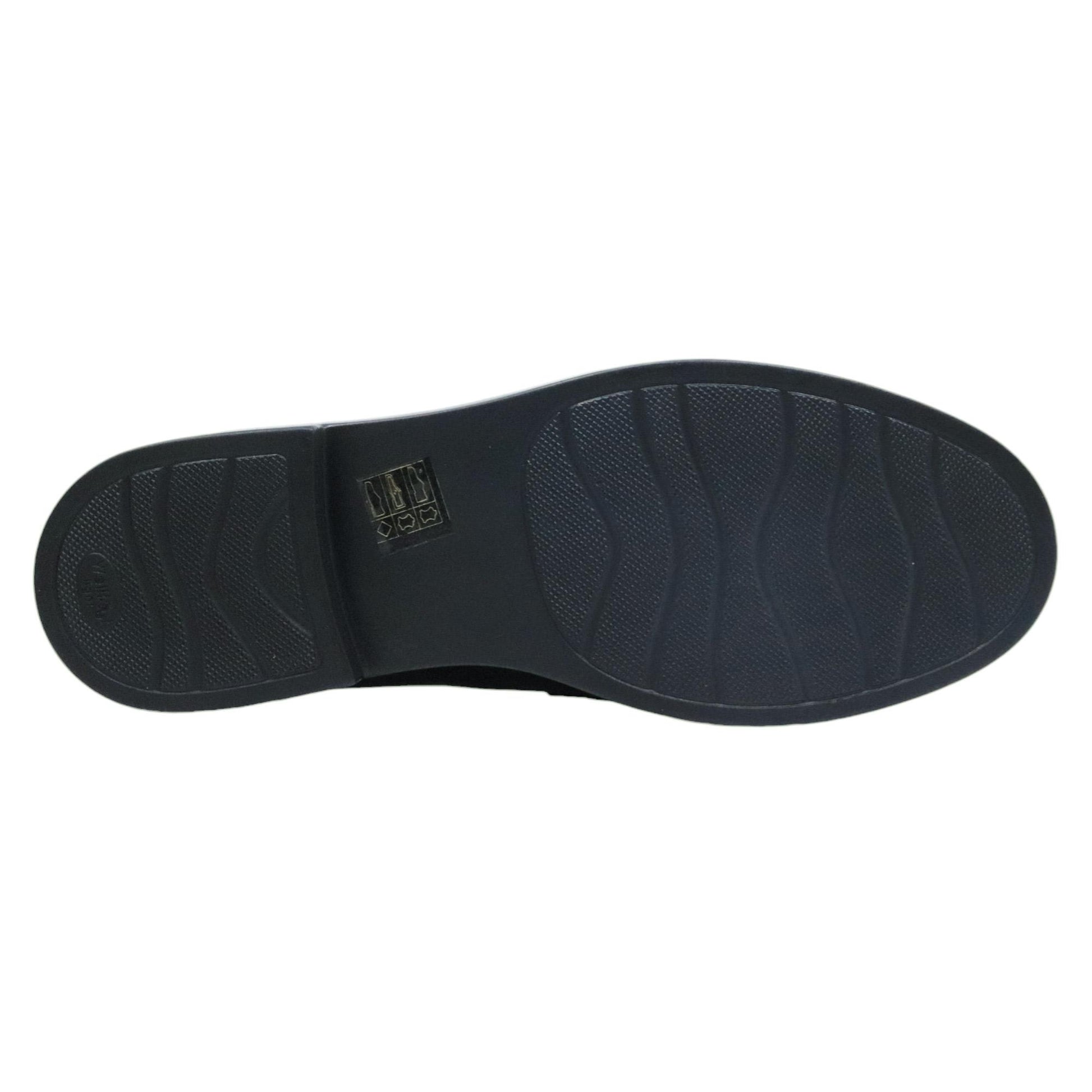 Mocassino donna Triver Flight 709-23 in pelle marrone caratterizzato da un morsetto 