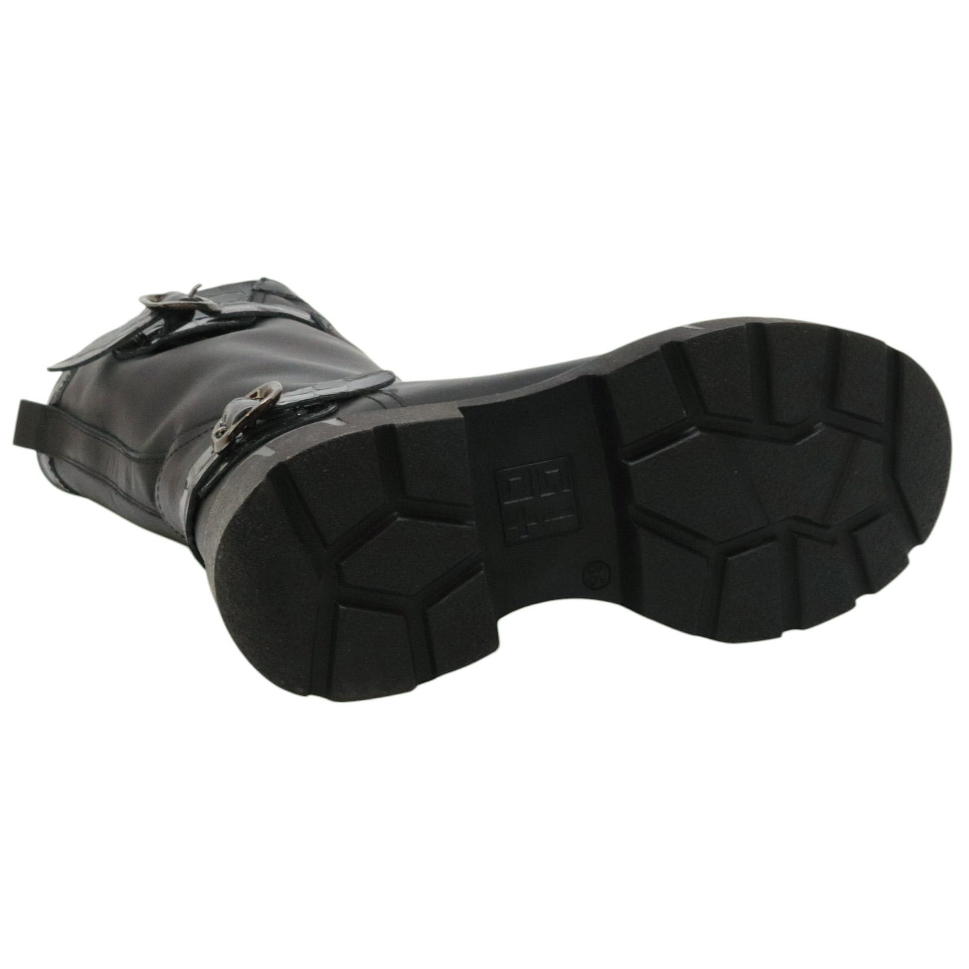 GIO+ CORA26A Combi Nero stivaletto donna in pelle nera 