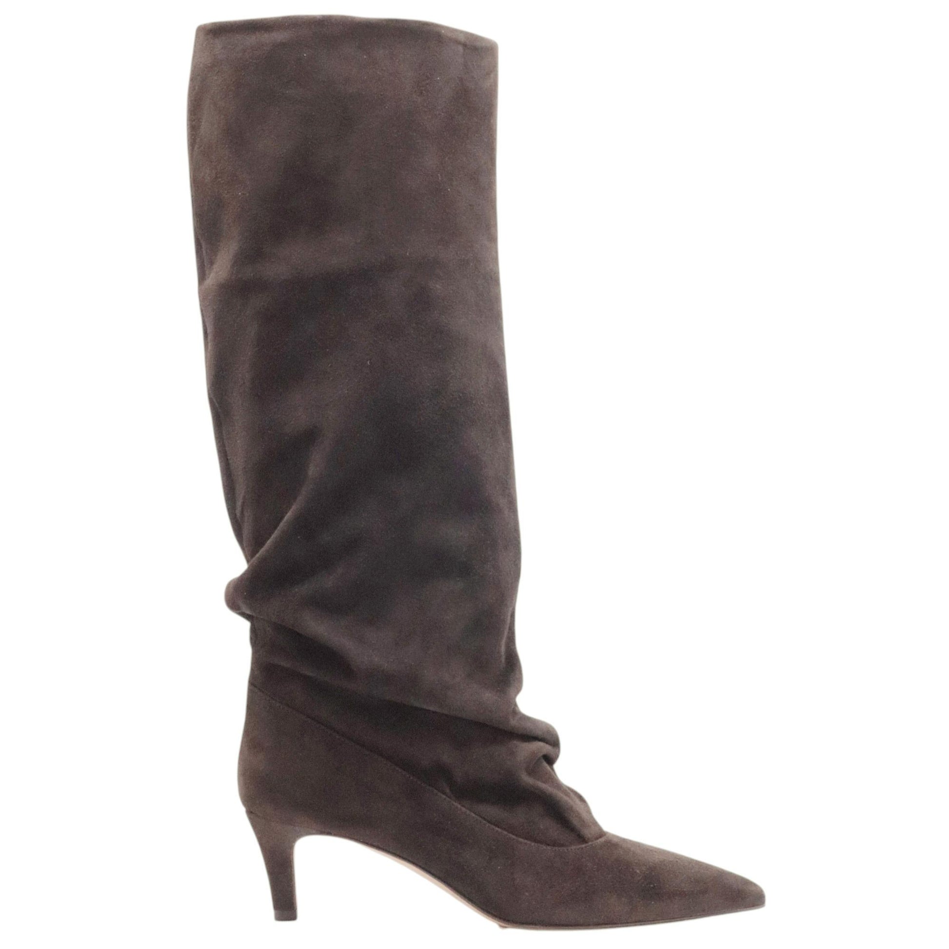 The Seller se2031 stivale donna in camoscio marrone 