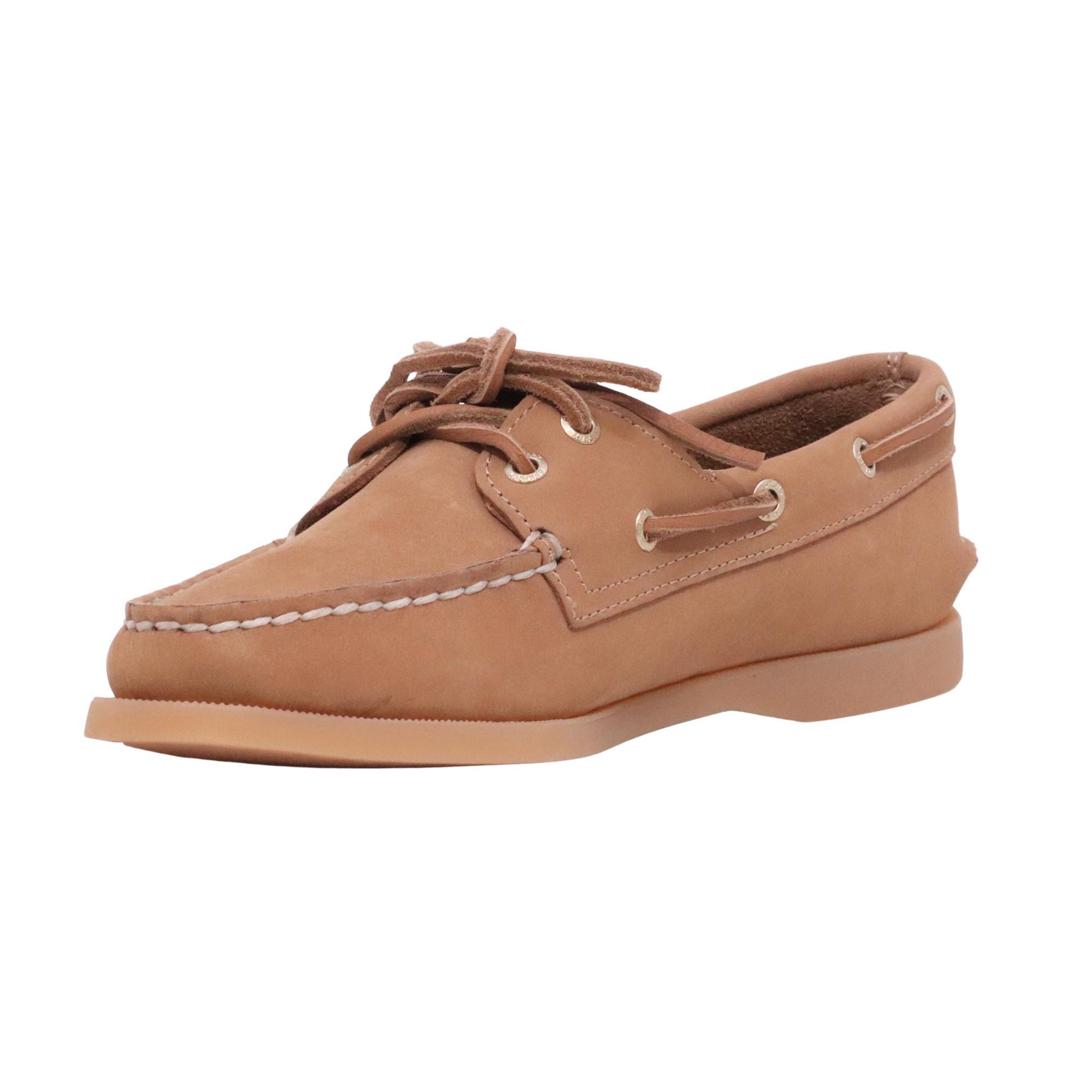 Sperry A/O 2-Eye scarpa da barca mocassino donna in pelle tan 