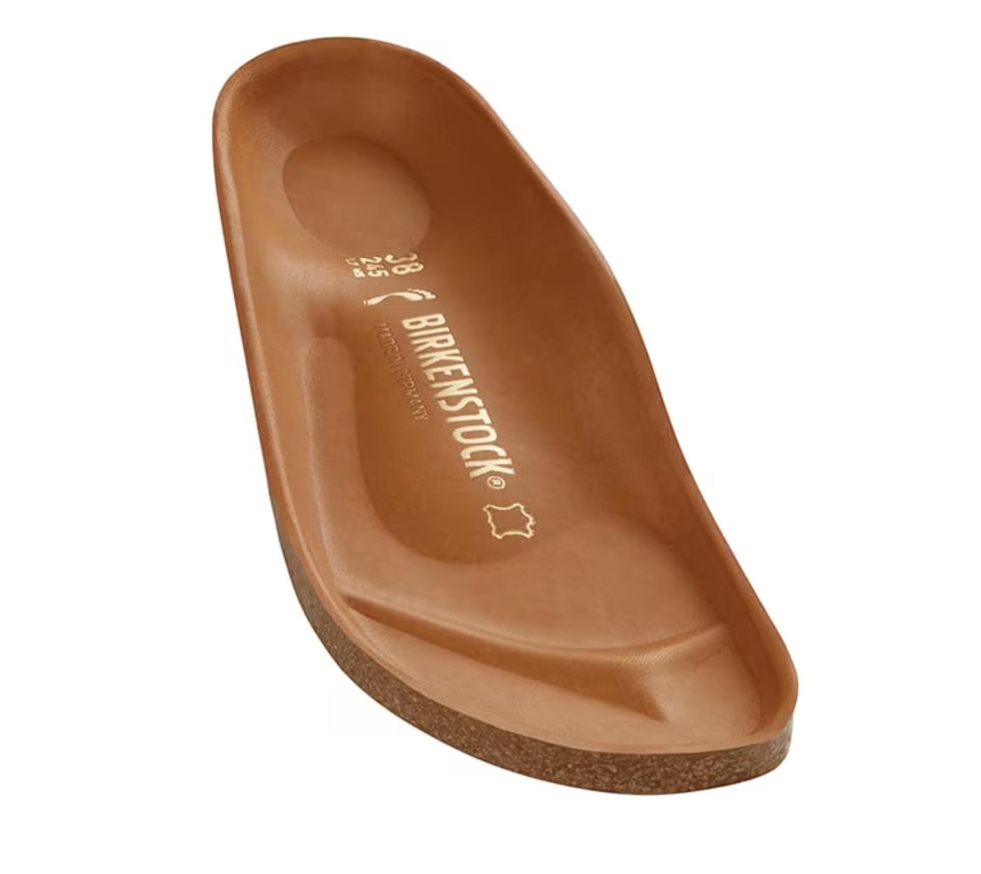 Birkenstock Madrid Big Buckle pelle oliata Cognac sandalo donna narrow fit 