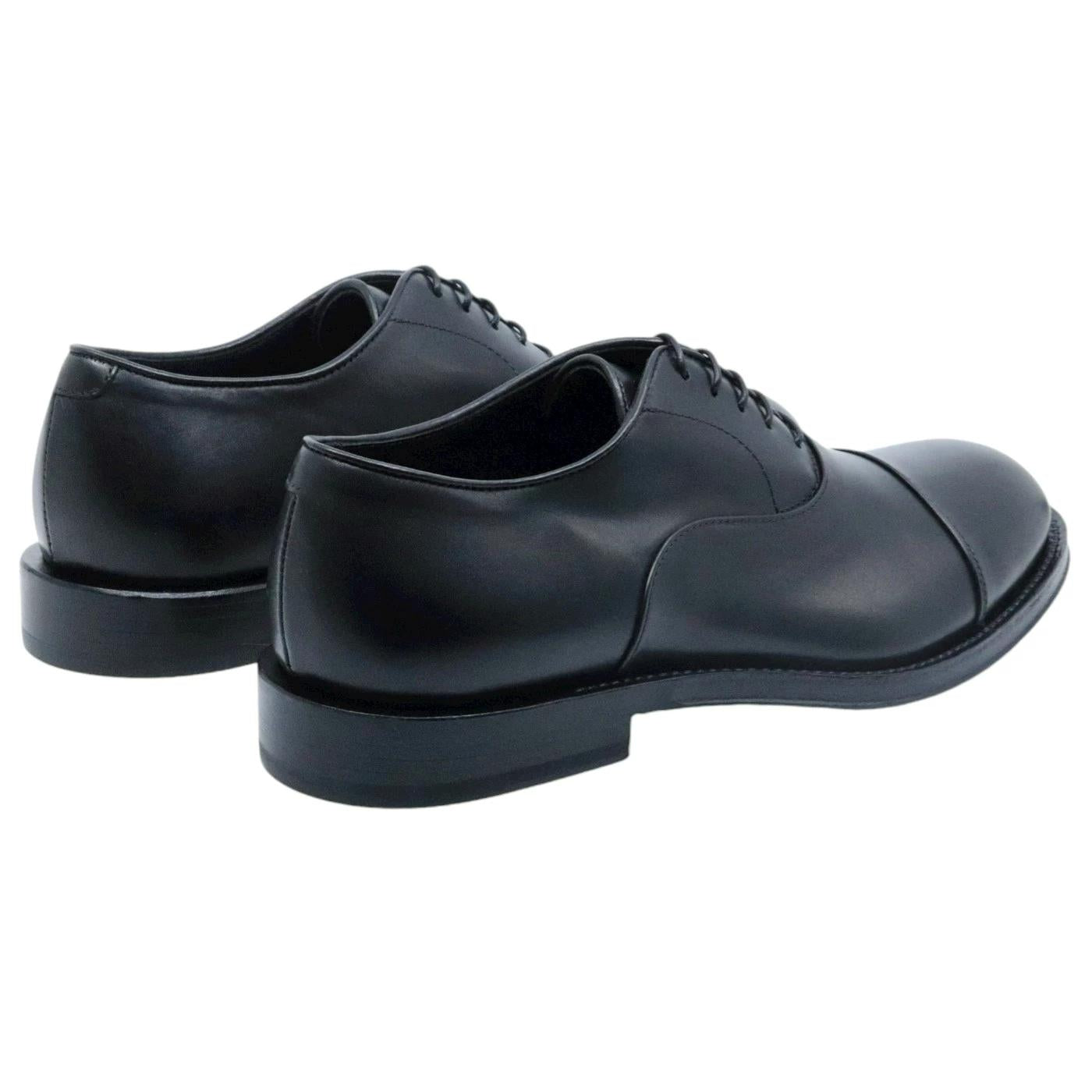 Scarpa Oxford uomo Corvari 1823 in pelle nera 