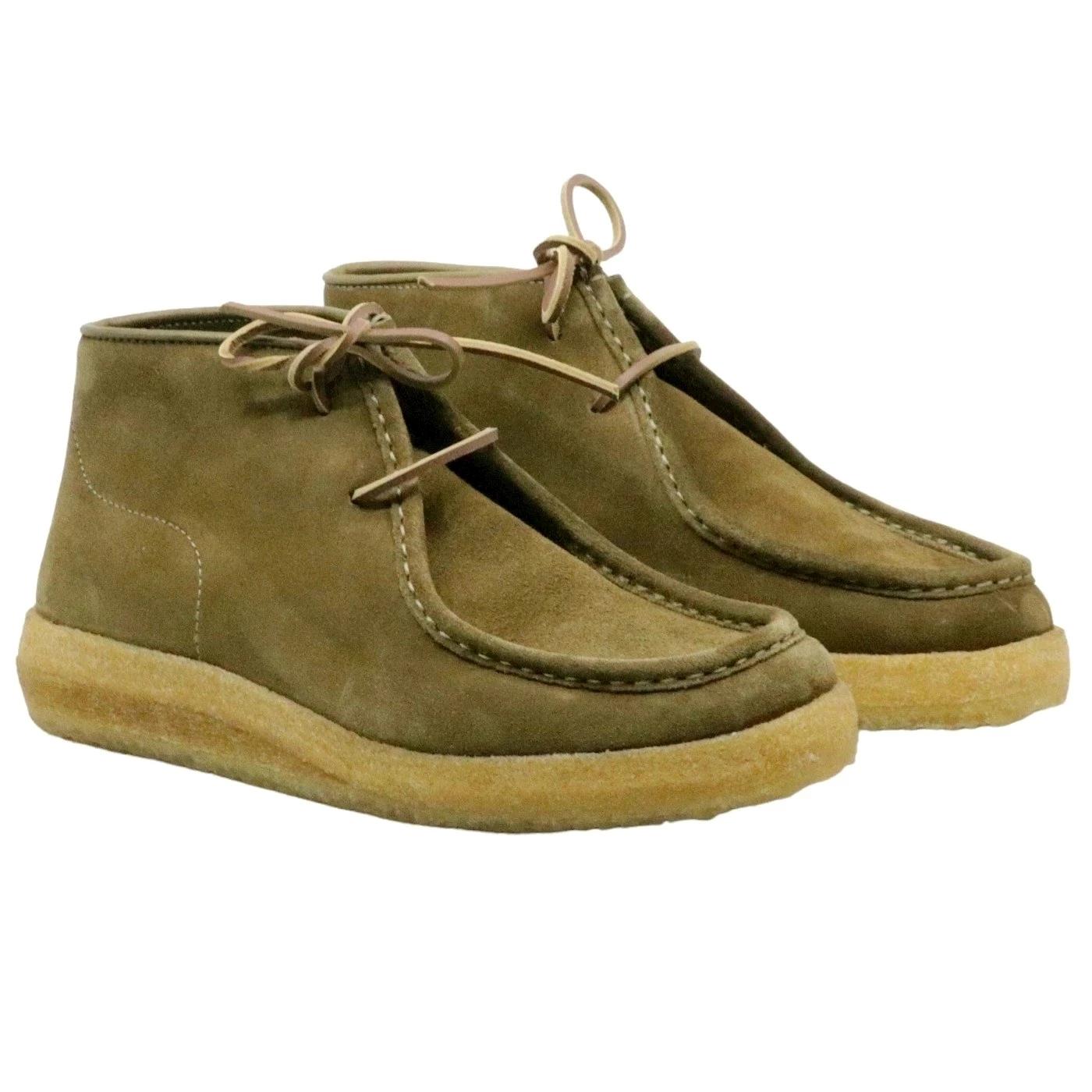 Astorflex Rampiflex 362 polacchino uomo in camoscio verde militare 