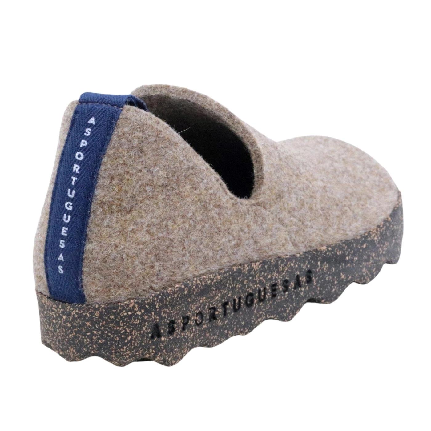 Asportuguesas City scarpa in lana naturale taupe 